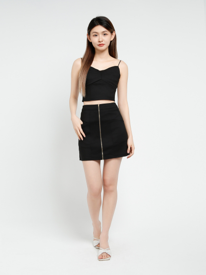 Sleeveless Top With Skirt Set 40640