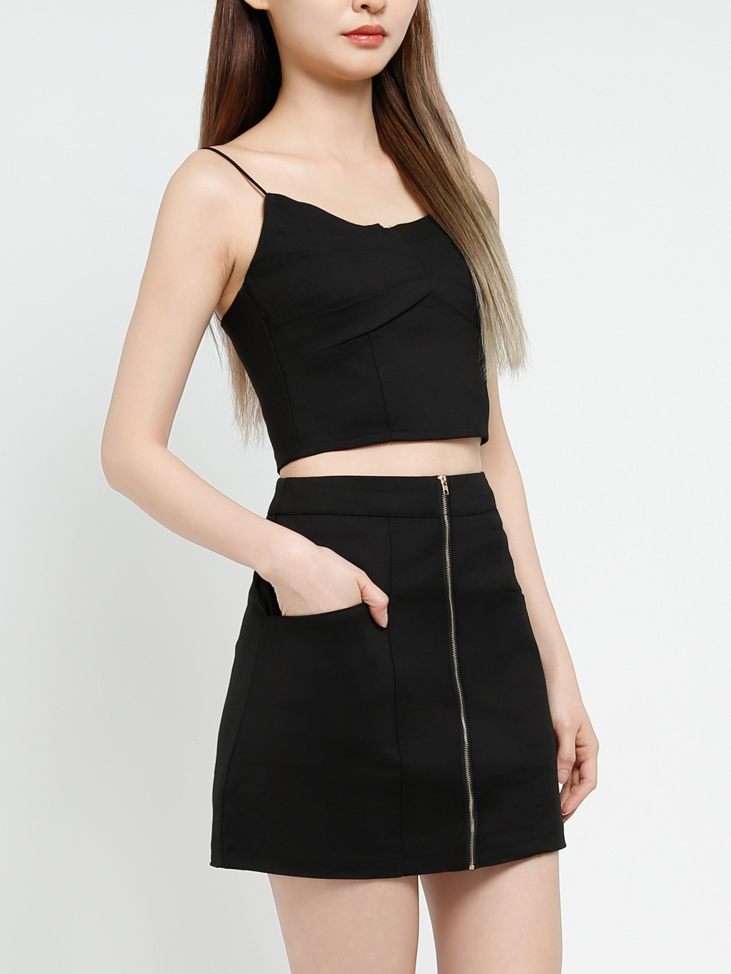 Sleeveless Top With Skirt Set 40640