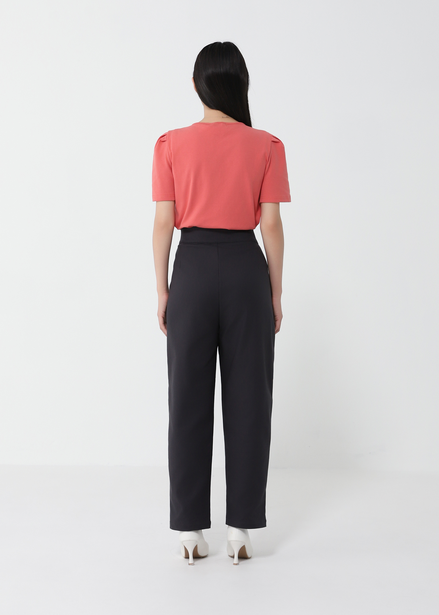 Short Sleeve V Neck Top 40646