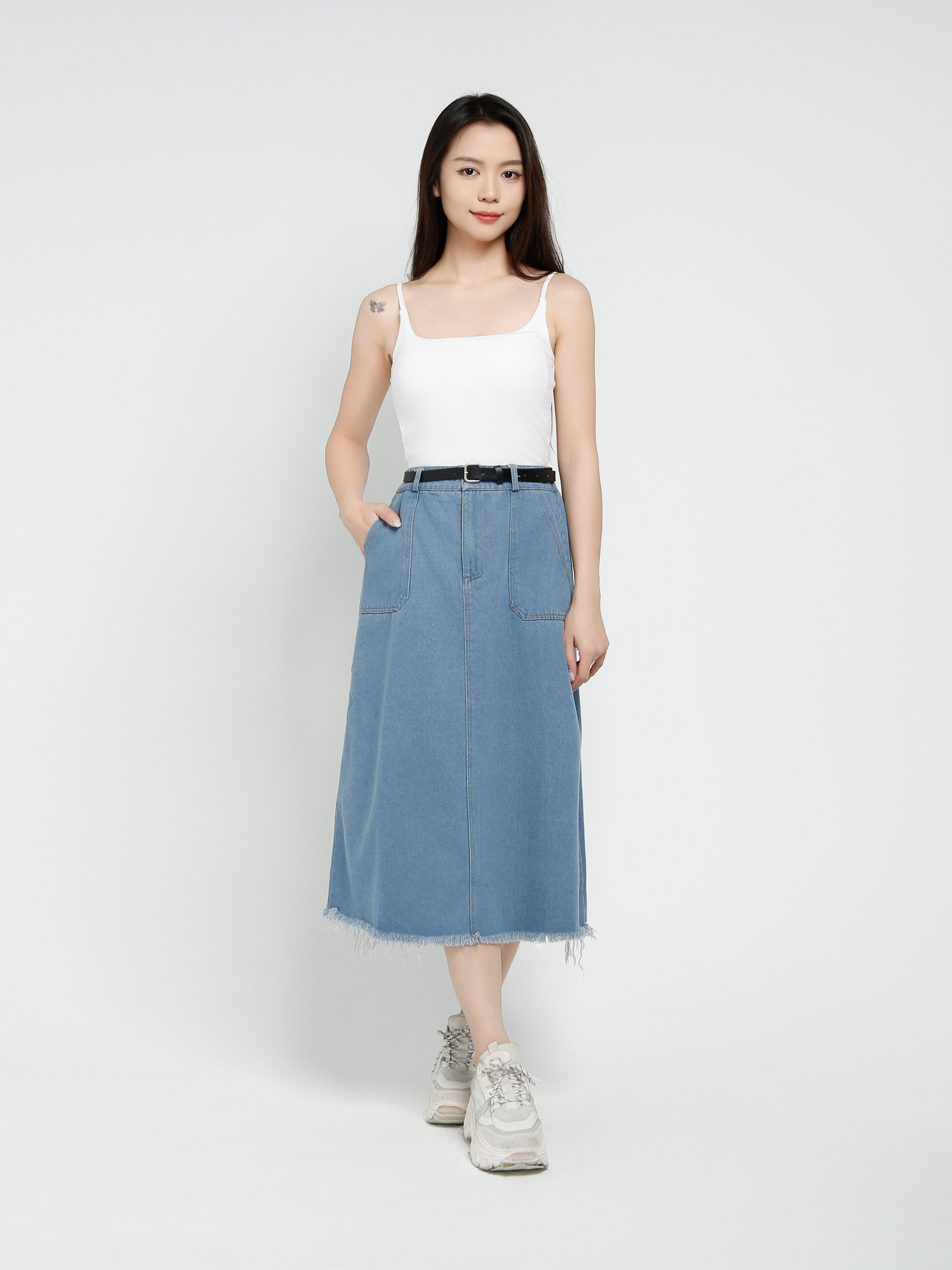 Denim Skirt 40392