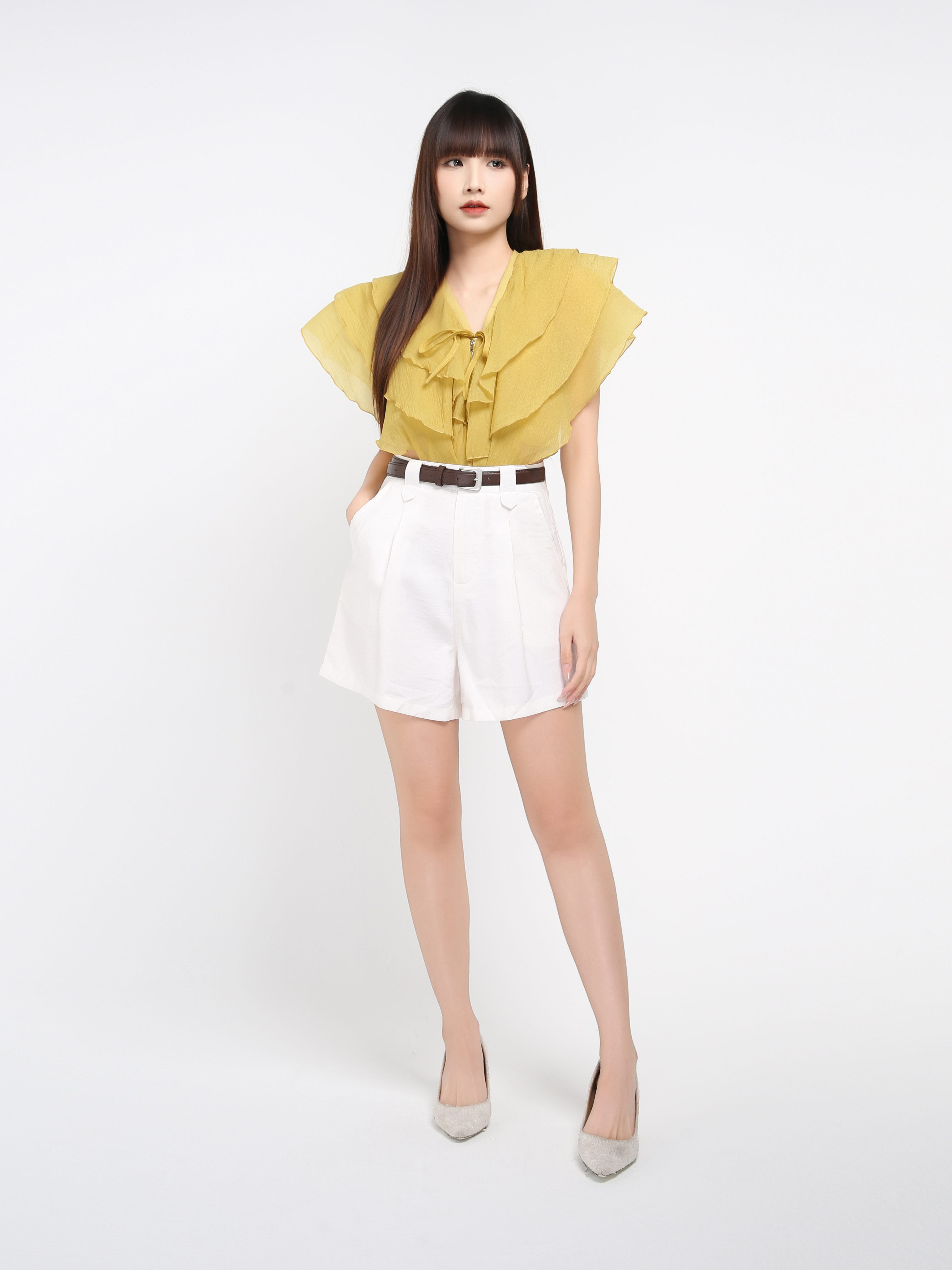 Tie Up Layered Top 40876