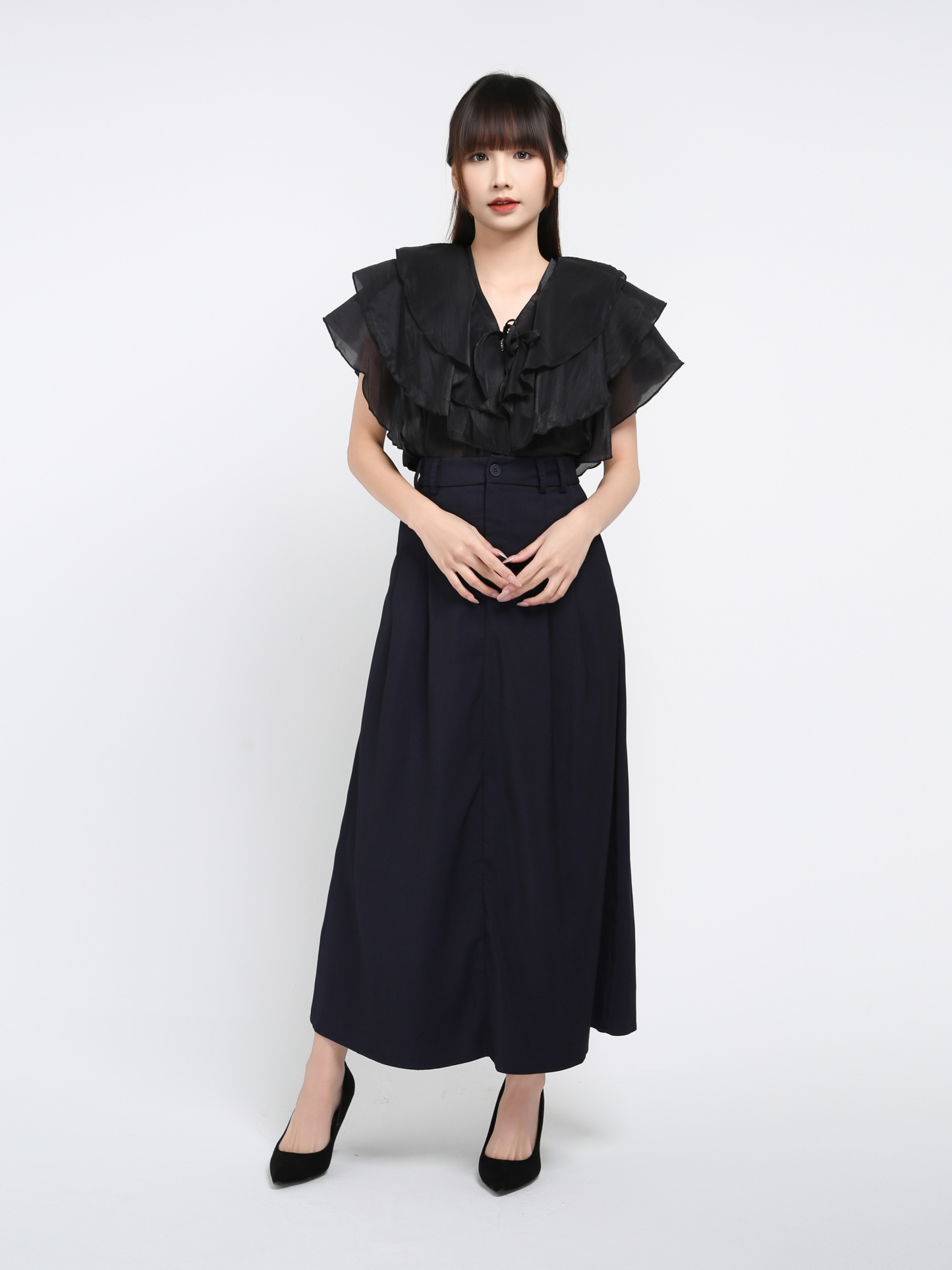 Tie Up Layered Top 40876