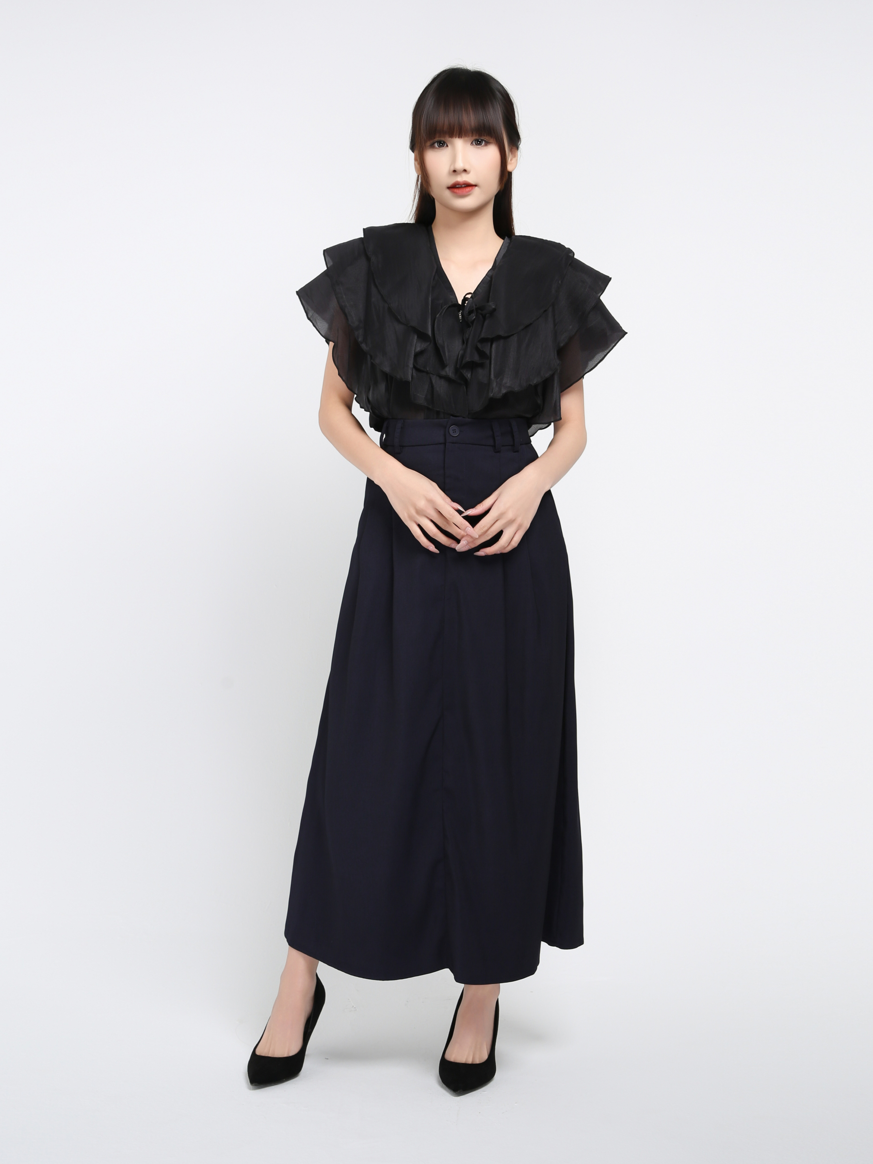 Tie Up Layered Top 40876