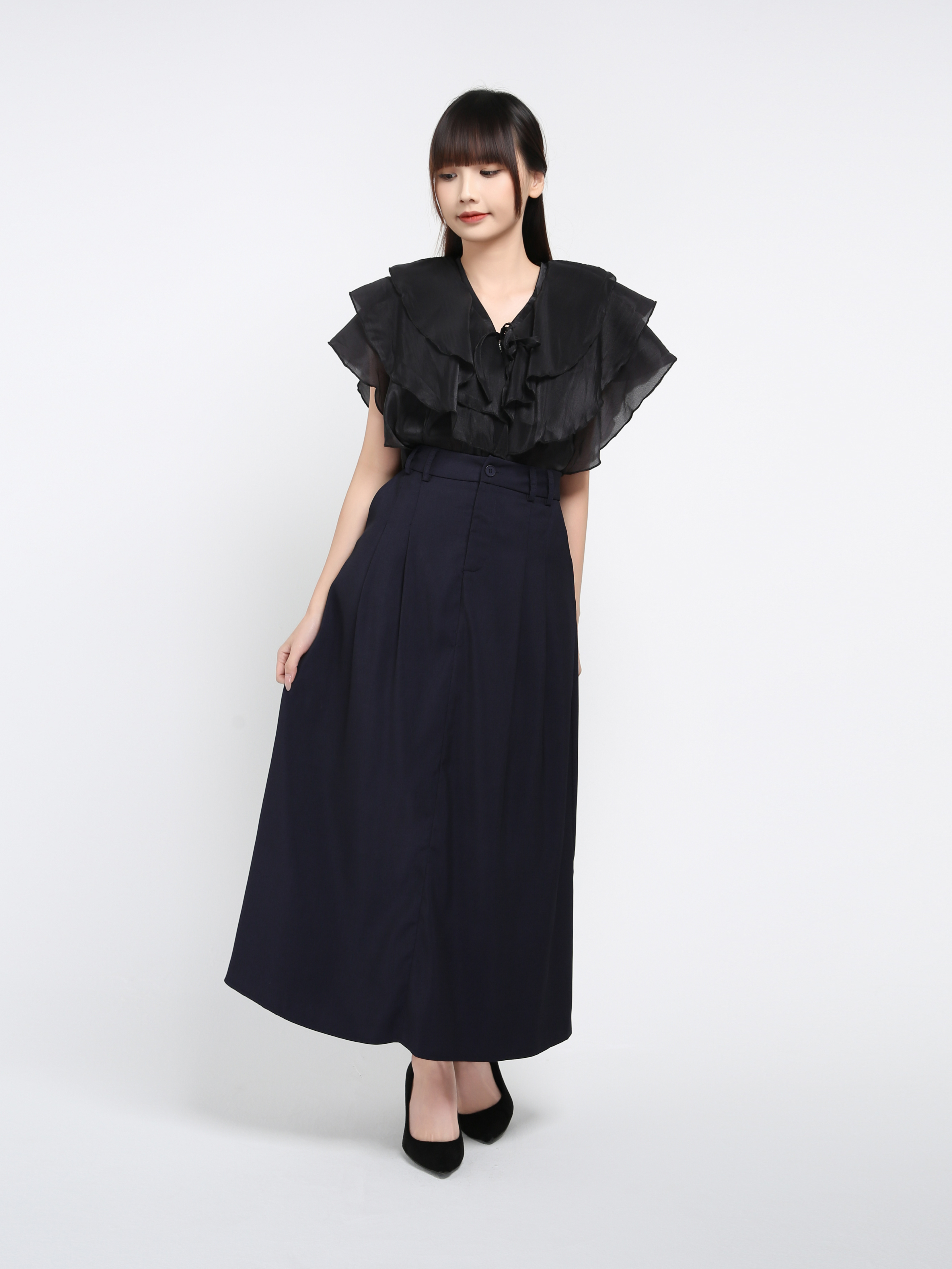 Tie Up Layered Top 40876