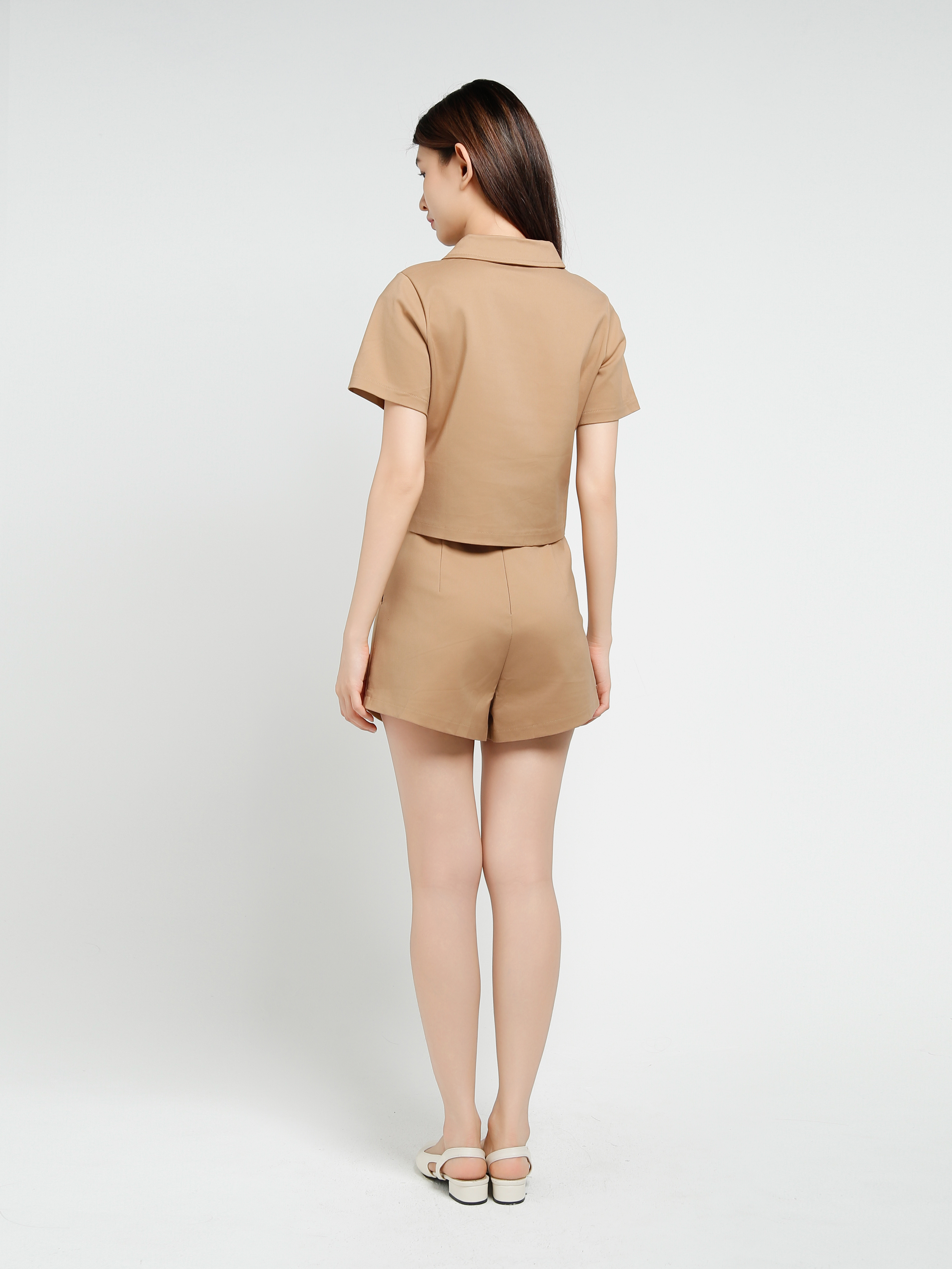 Short Sleeve Top With Short Pant Set 40974