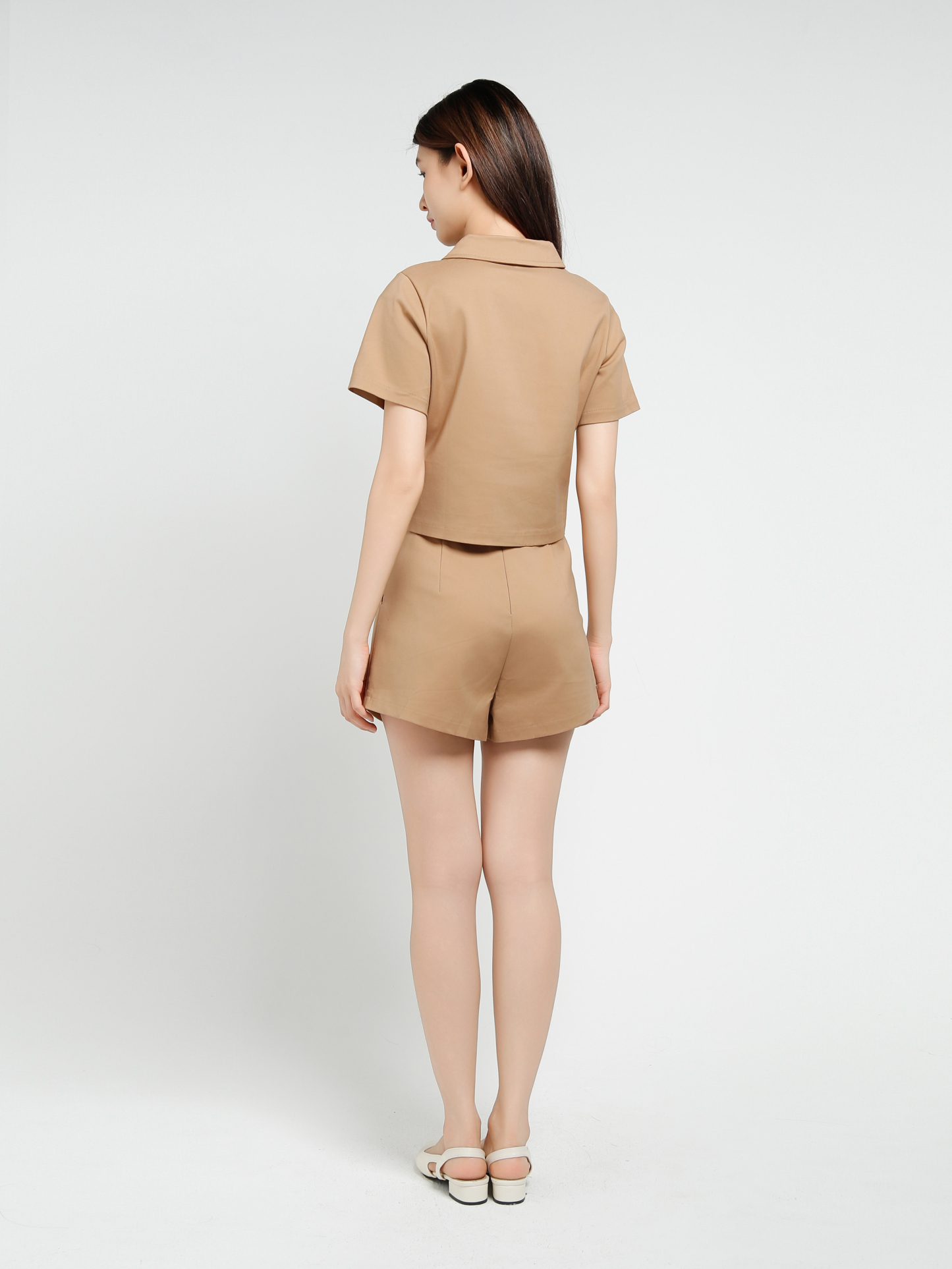 Short Sleeve Top With Short Pant Set 40974