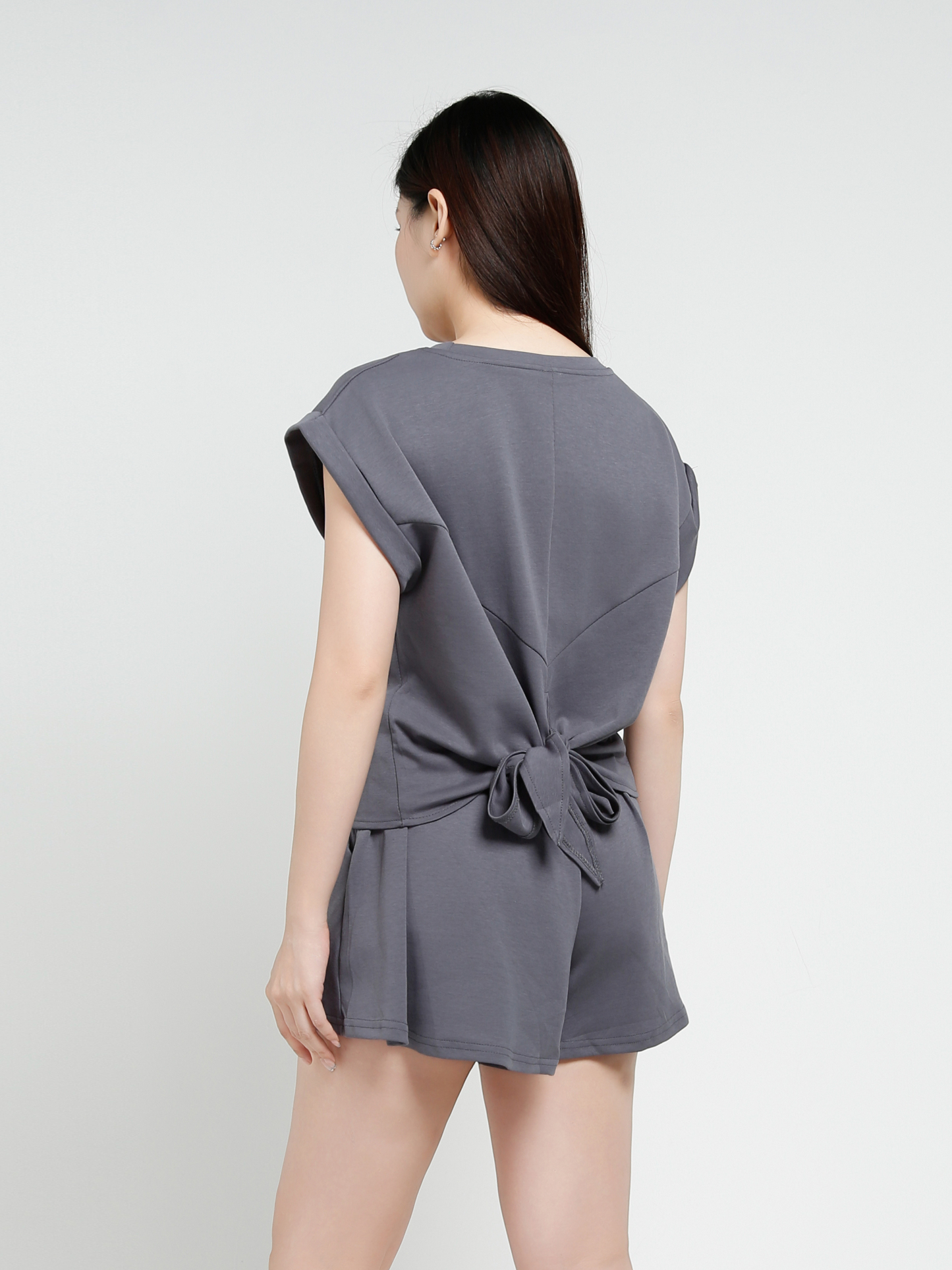 Sleeveless Top With Short Pant Set 40980