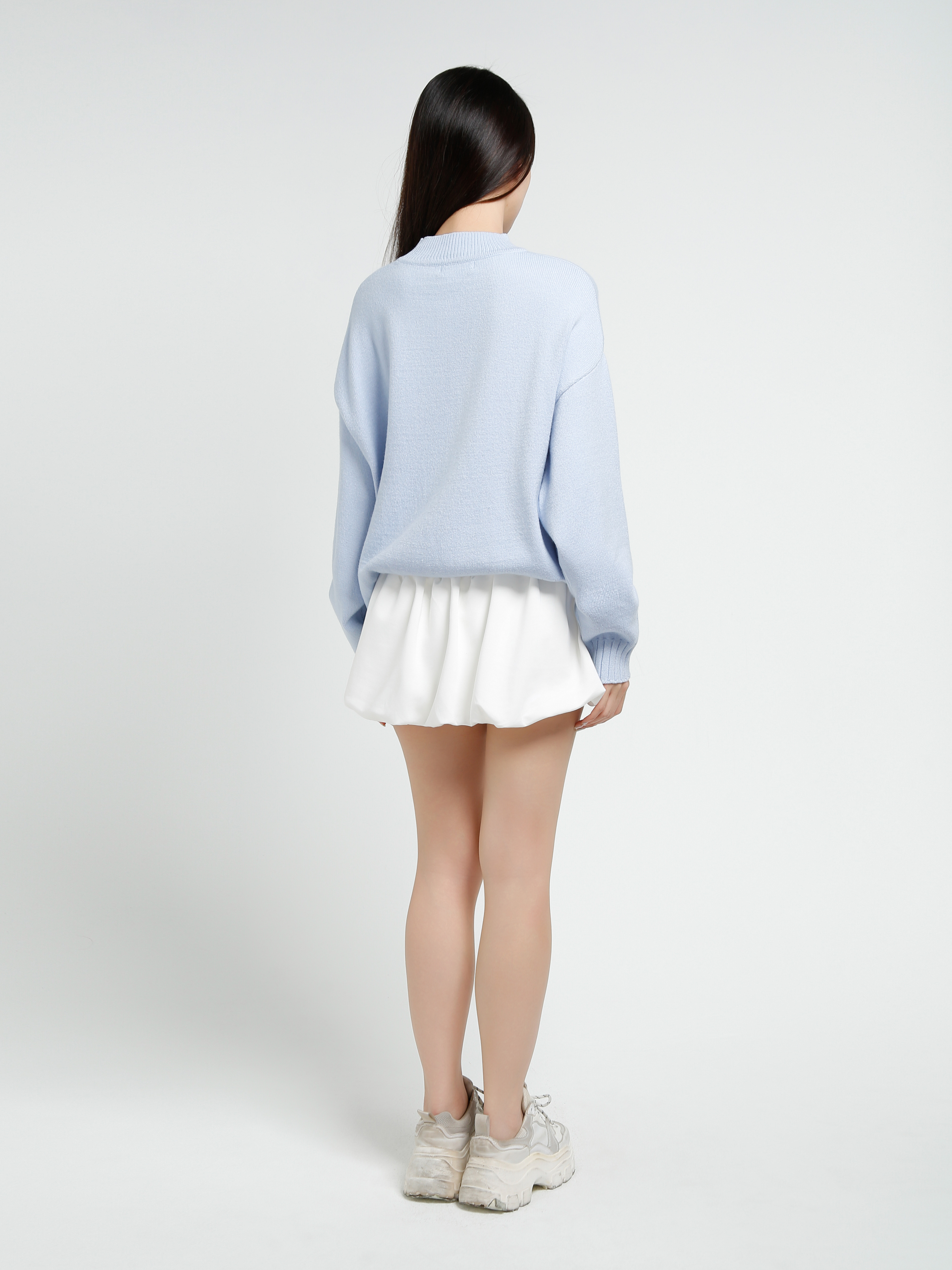 Elastic Waist Side Pocket Skirt Pant 41003