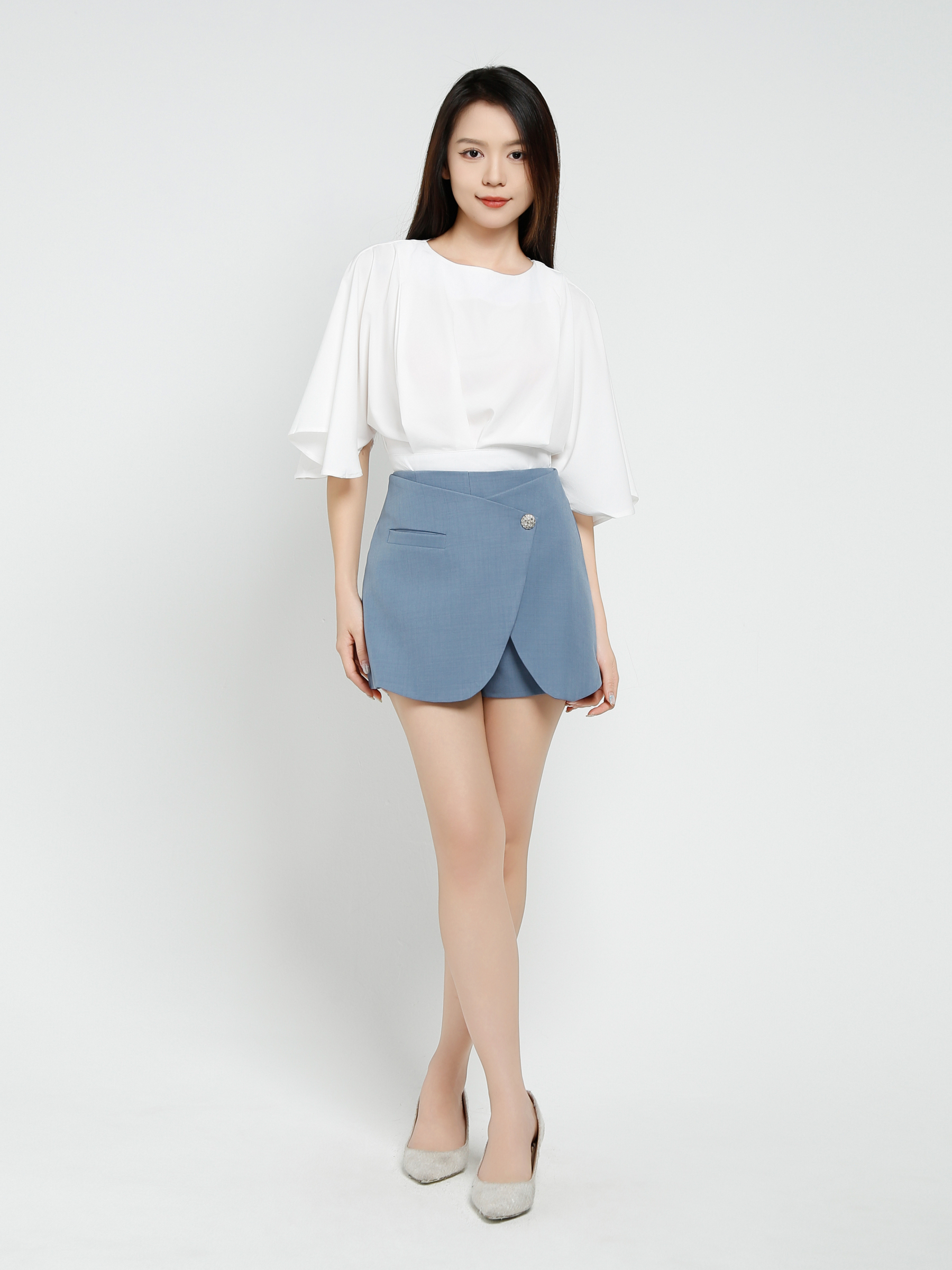 Dolman Sleeve Pleated Top 41121