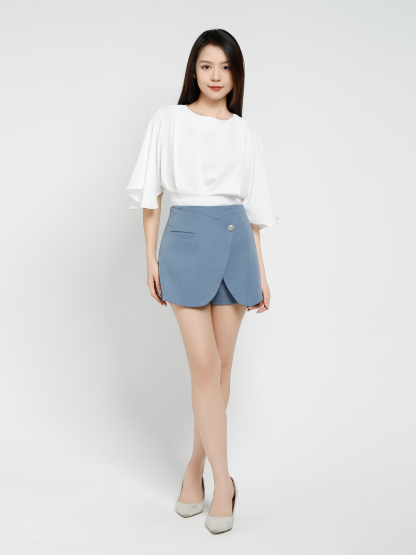 Dolman Sleeve Pleated Top 41121