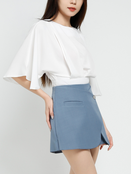 Dolman Sleeve Pleated Top 41121