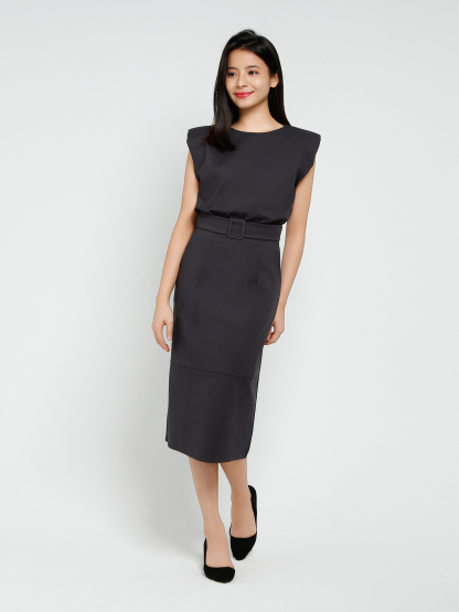 Sleeveless Top With Skirt Set 41248