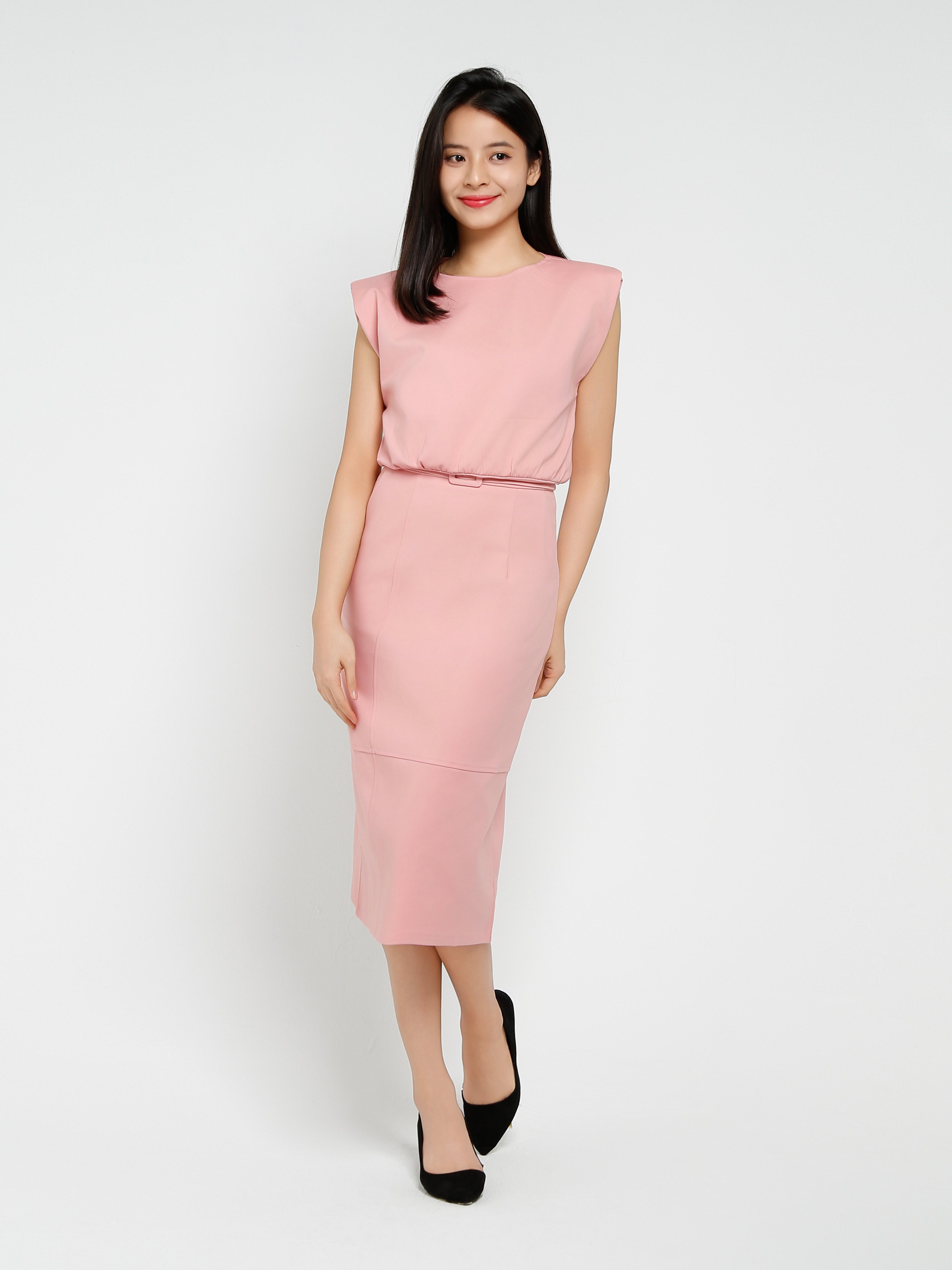 Sleeveless Top With Skirt Set 41248