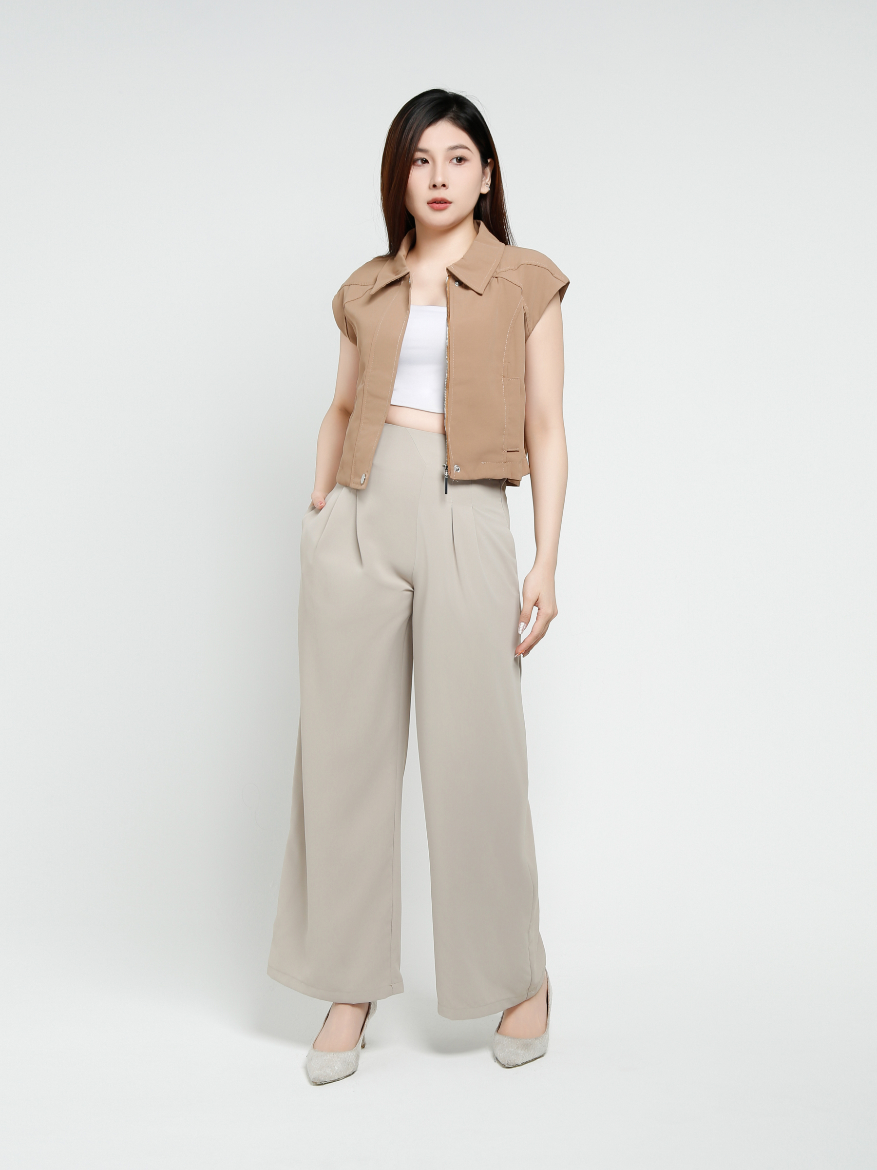 High Waist Long Pants 40877