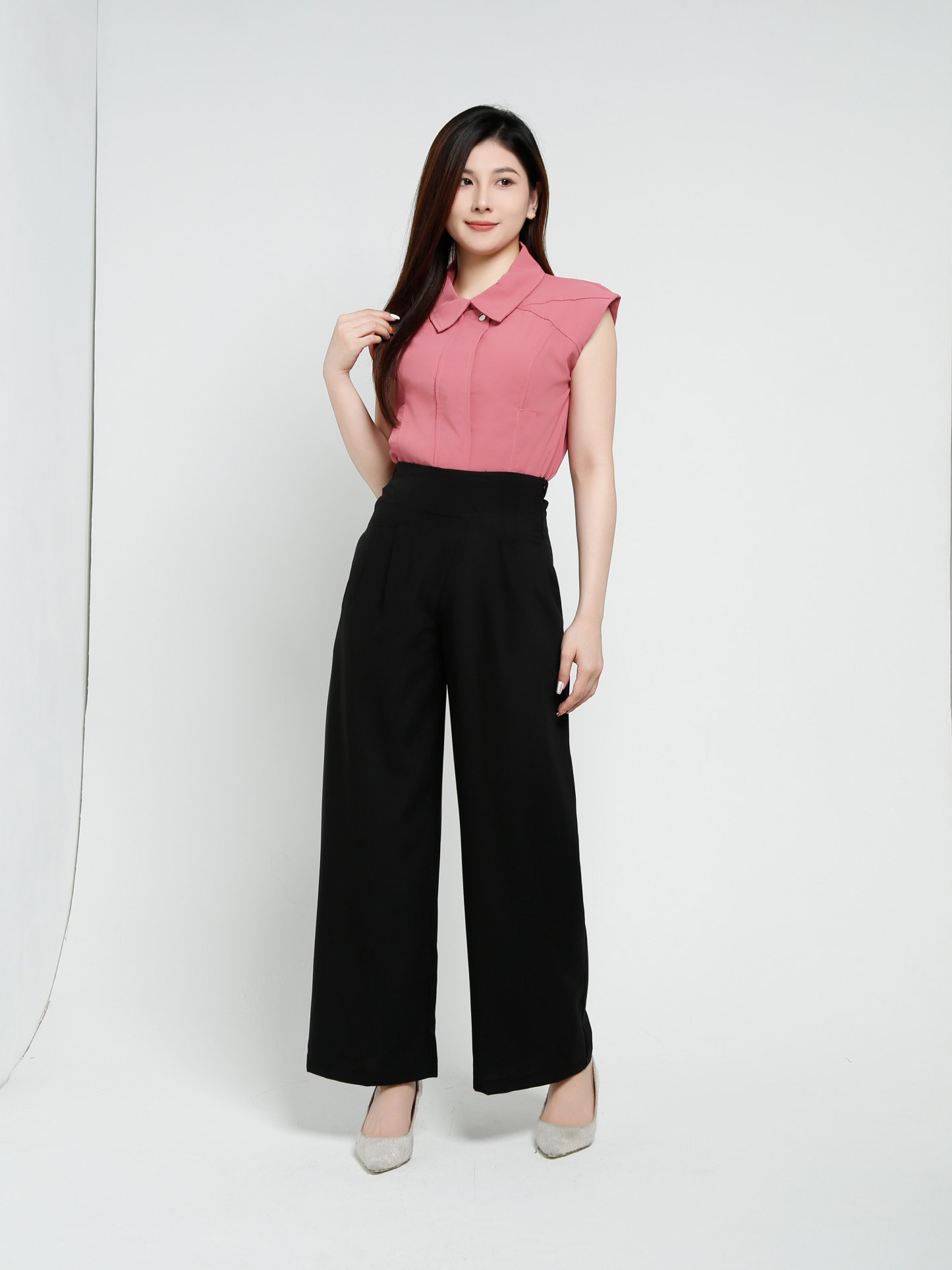 High Waist Long Pants 40877