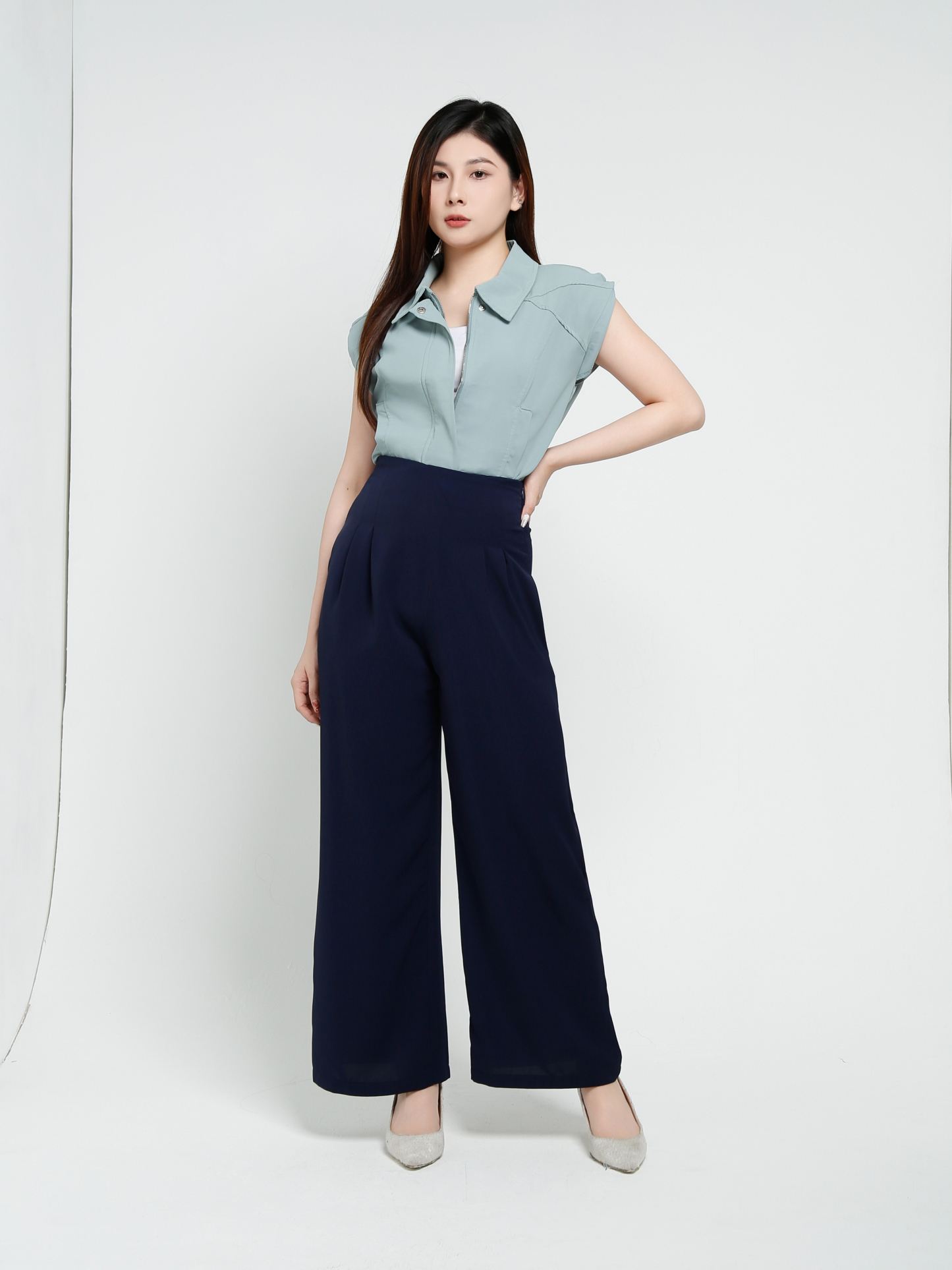 High Waist Long Pants 40877