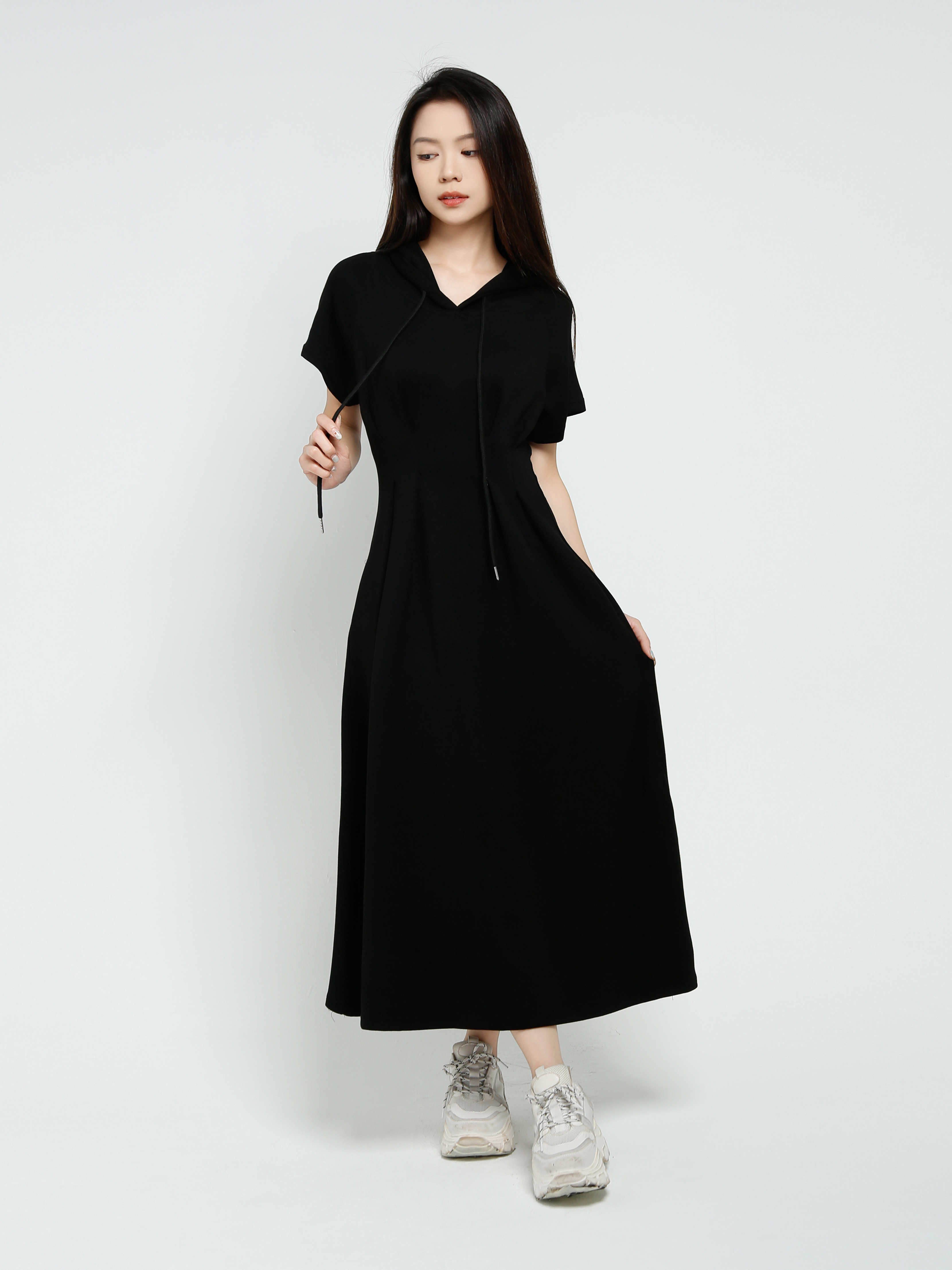 With Cap Dress 41318