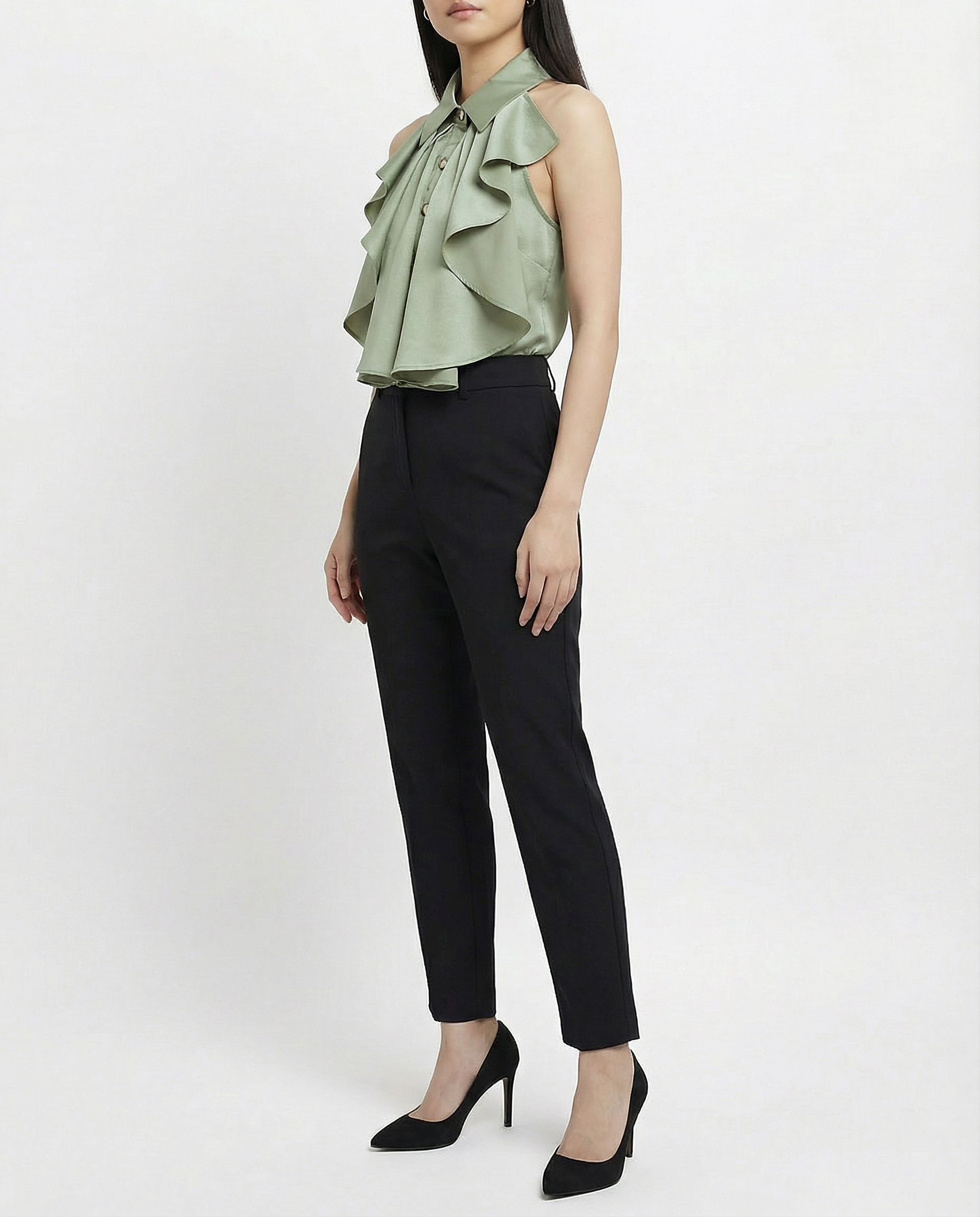 Halter Ruffles Top 41321