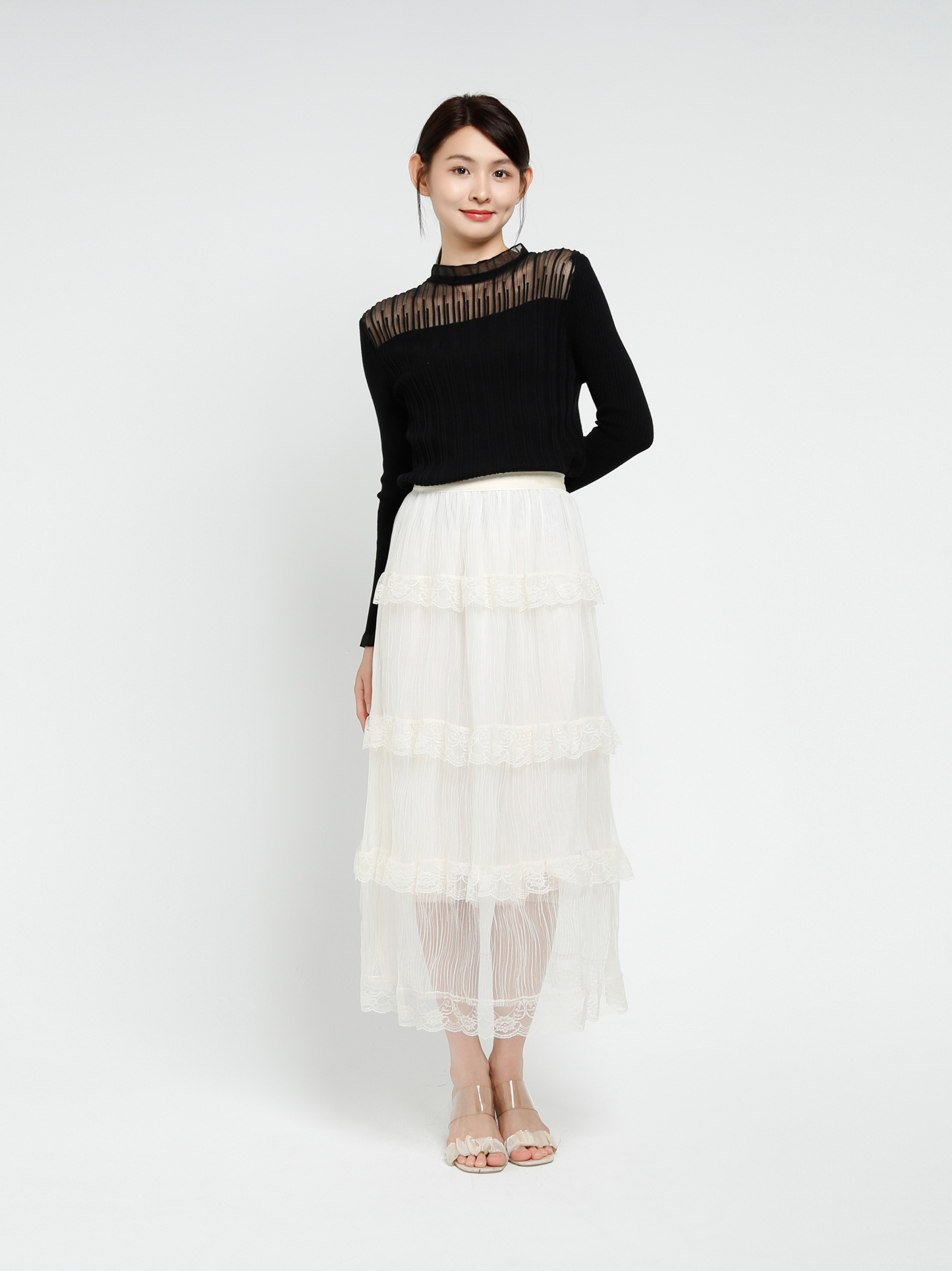 Lace Net Skirt 41345