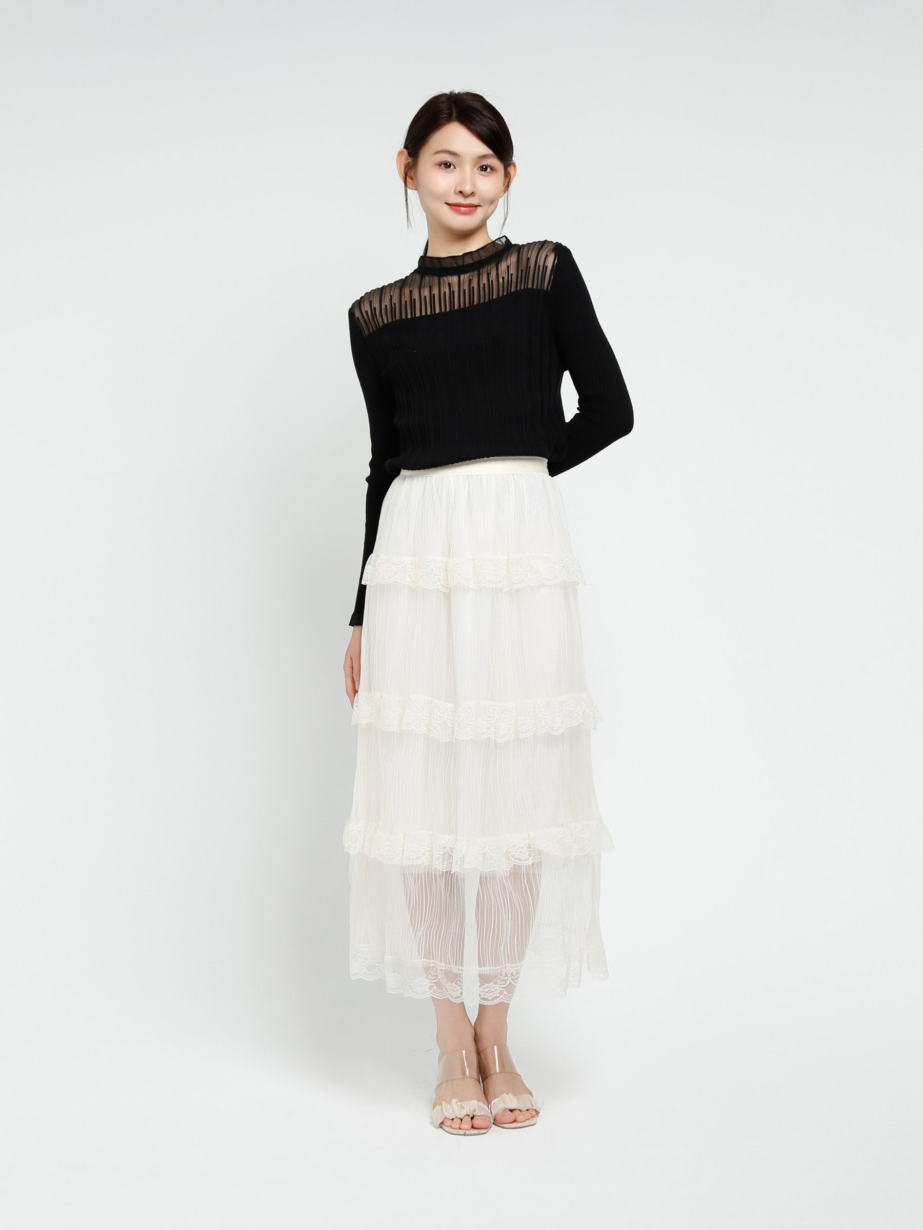 Lace Net Skirt 41345