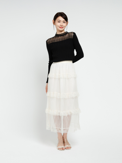 Lace Net Skirt 41345
