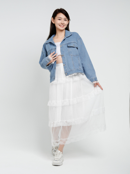 Lace Net Skirt 41345