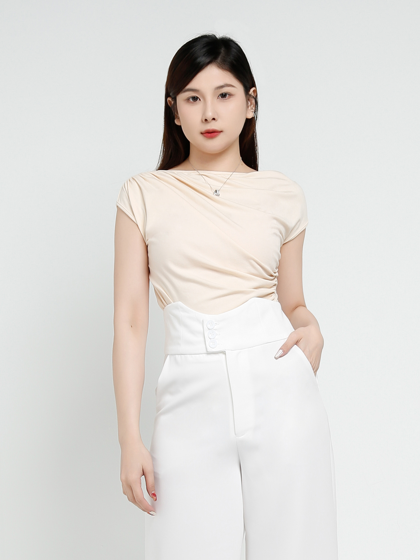 Sleeveless Wrap Top 41485