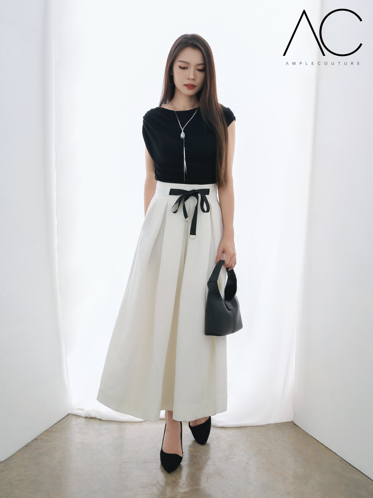 High Waist Wide Leg Long Pants 39782