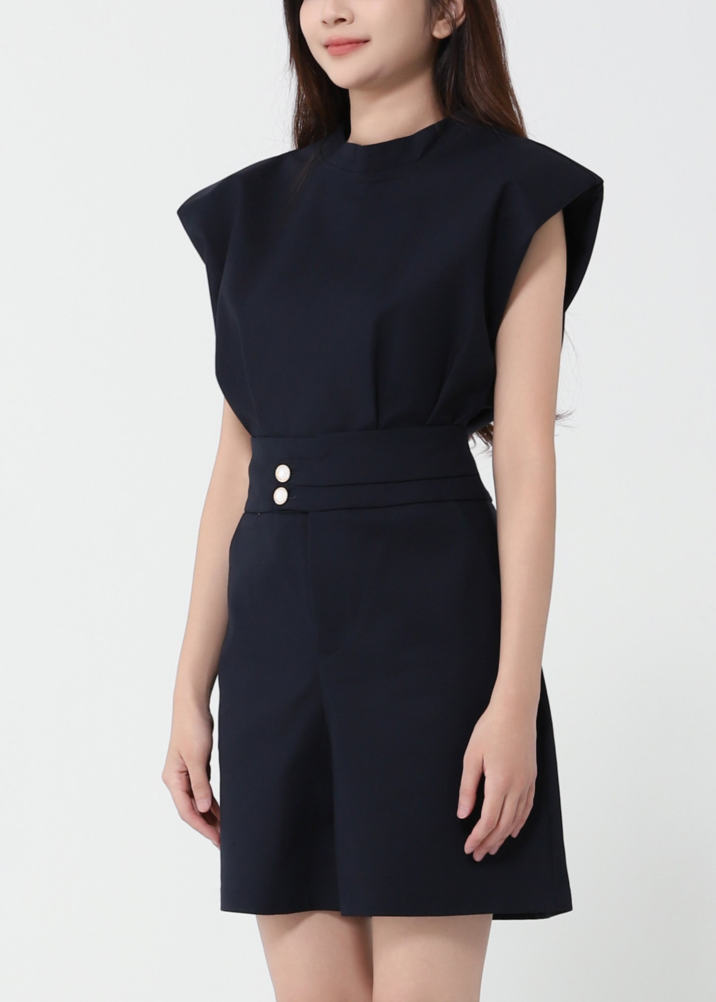 Sleeveless Top With Short Pant Set 41572
