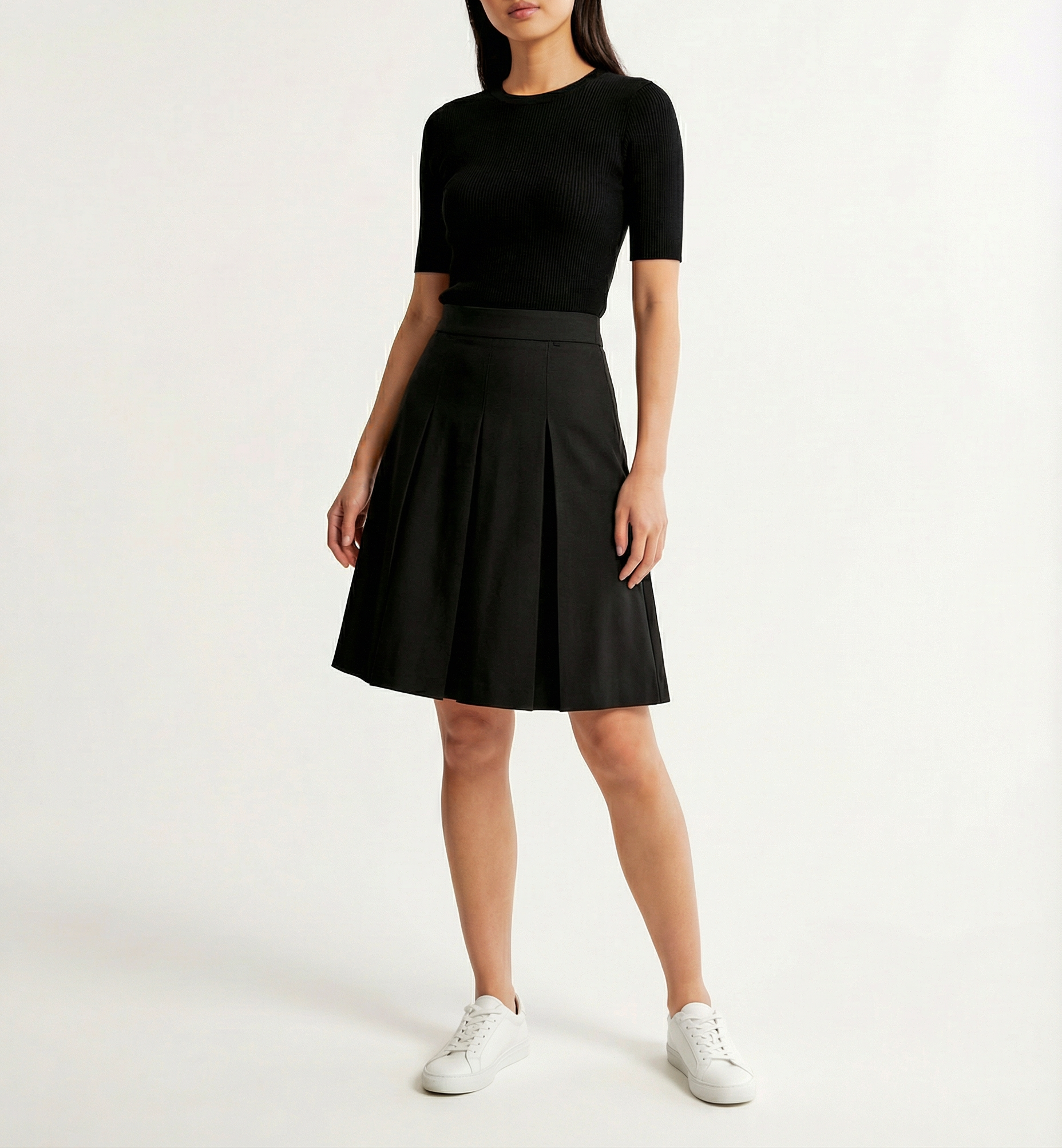 Pleated Midi Skirt 41772