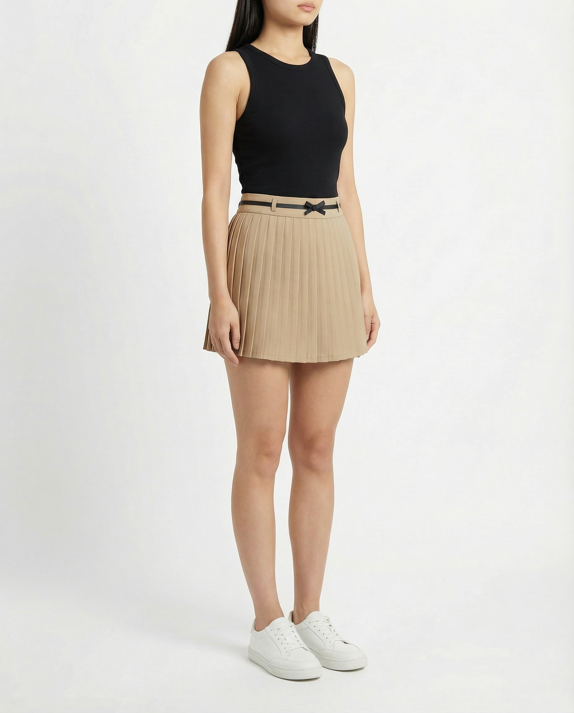 High Waist Pleated Skirt Pant 41930
