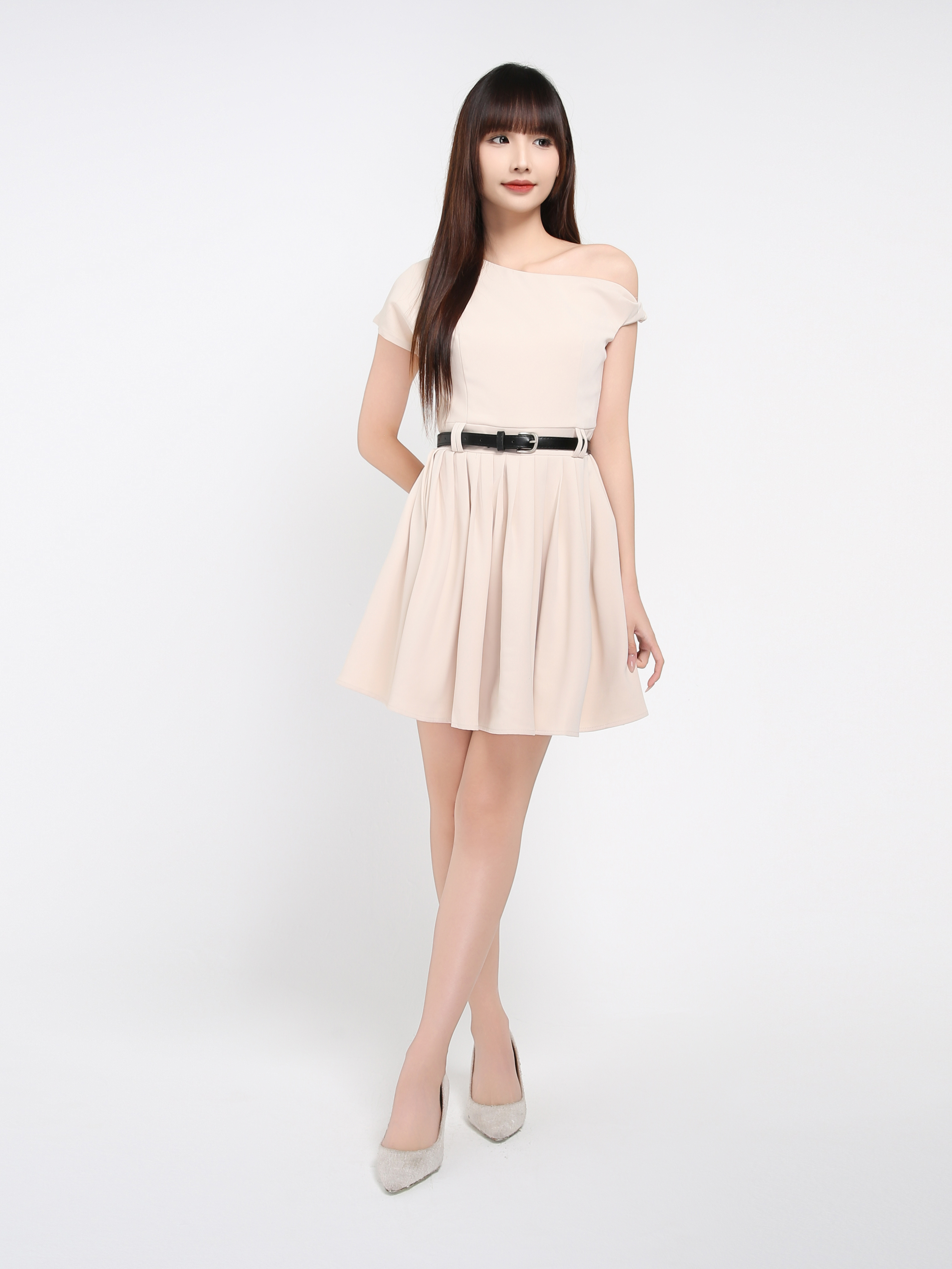 Sweet Off Shoulder Elegant Dress 42118