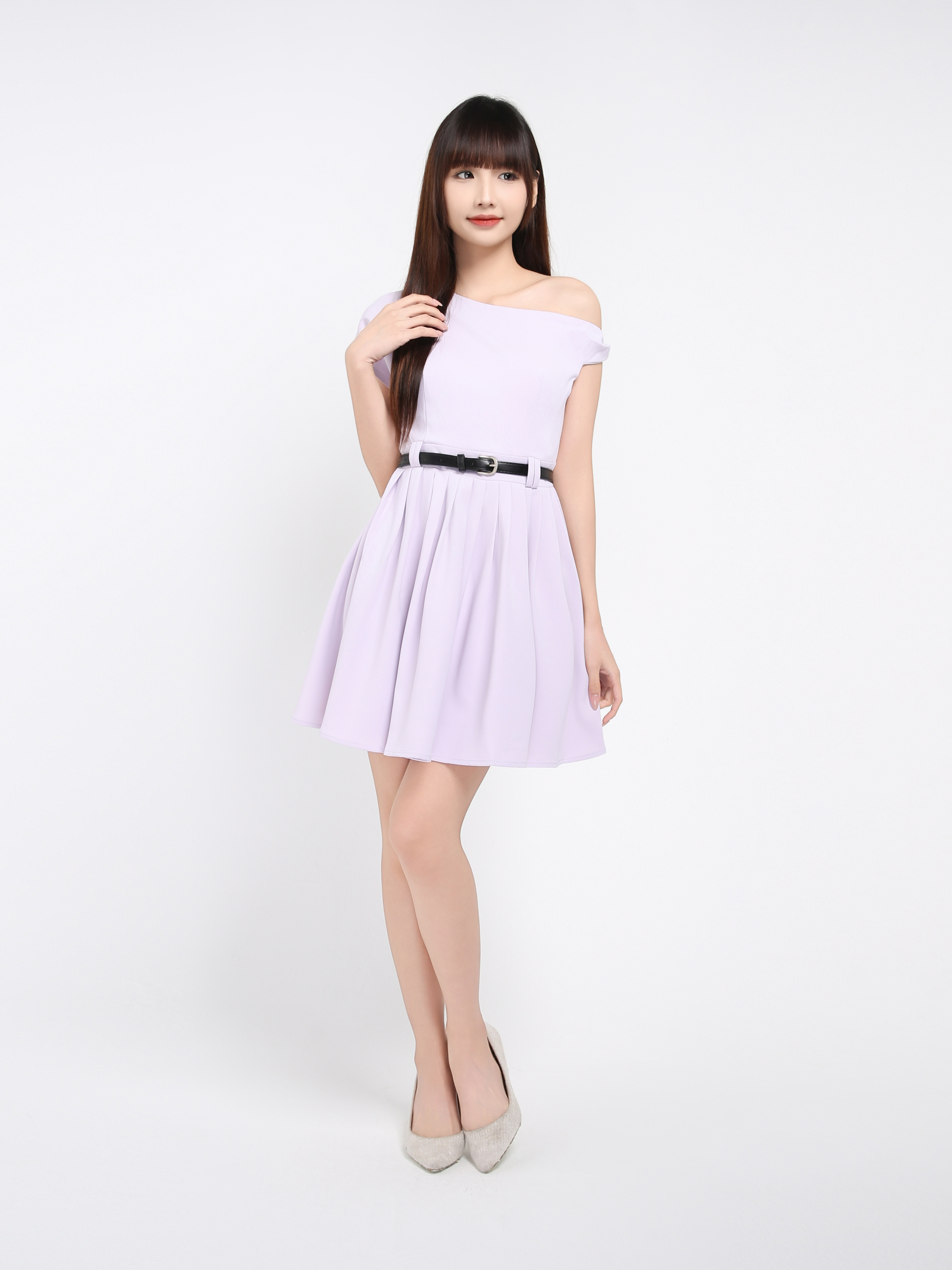 Sweet Off Shoulder Elegant Dress 42118