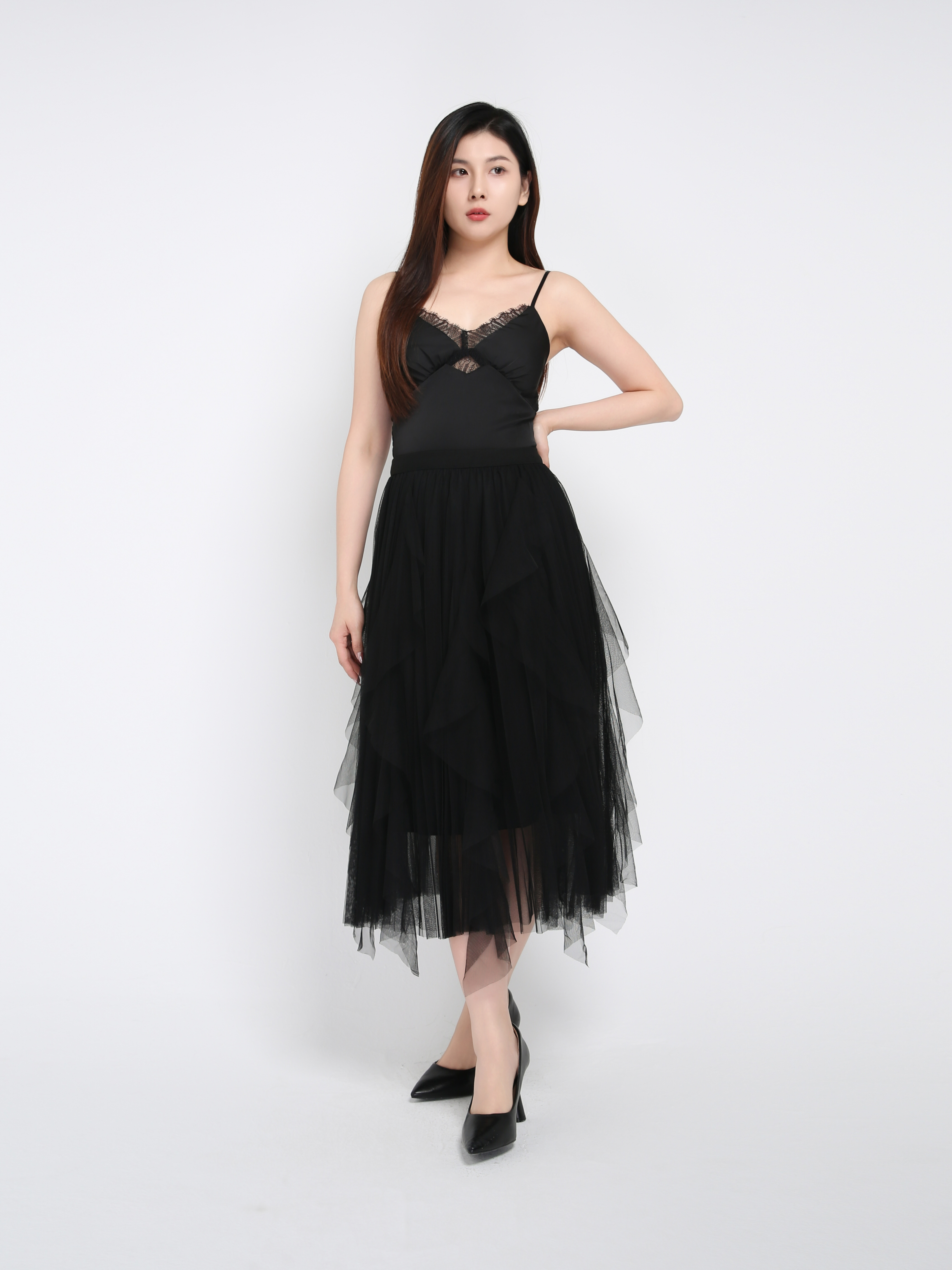 With Lace Top 42469