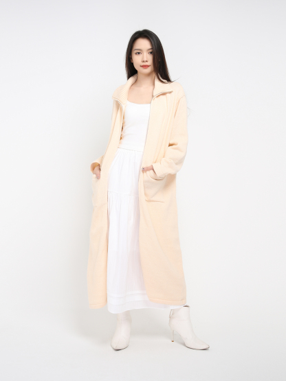 Knitted Front Zip Jacket 43134