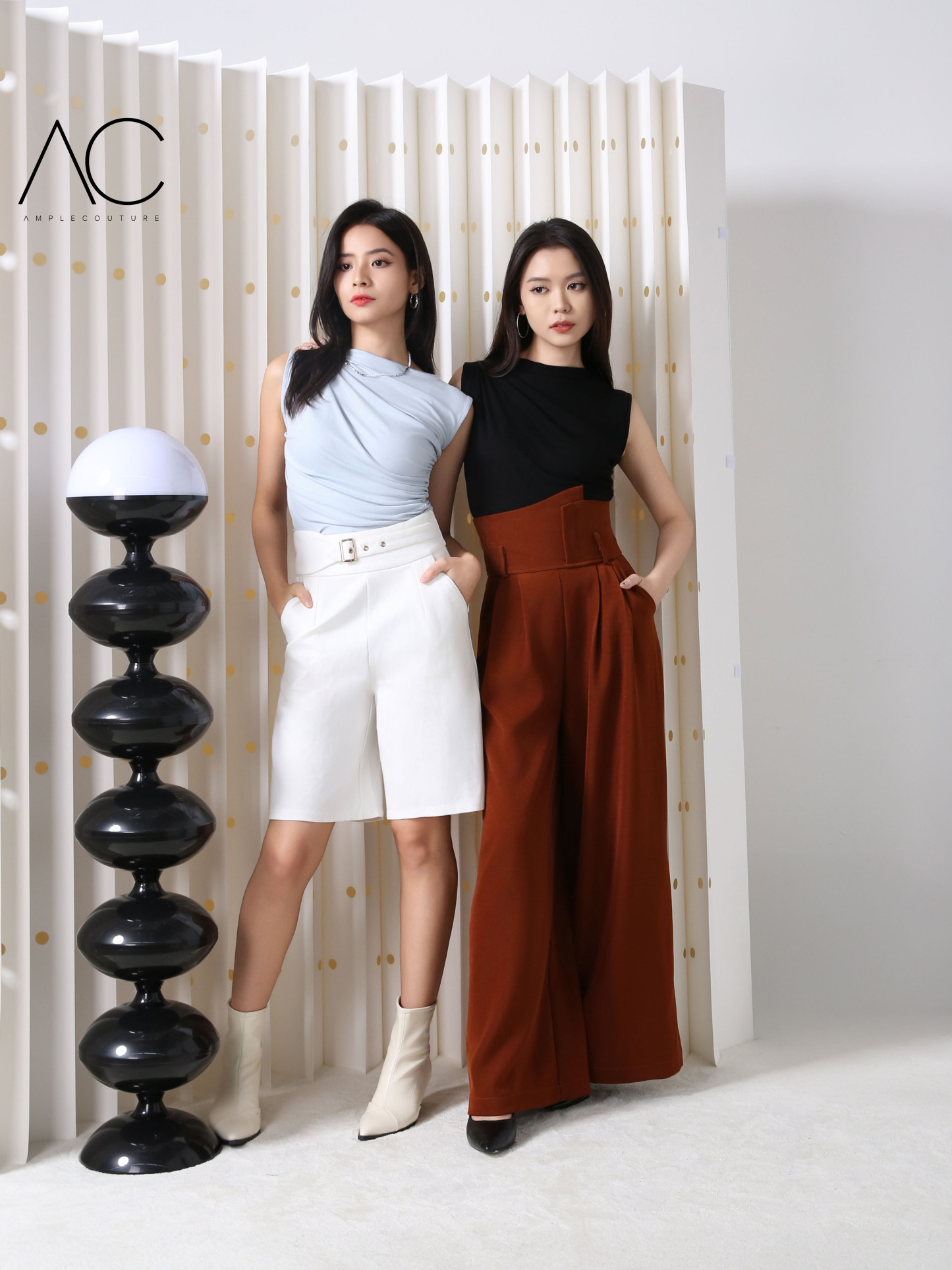 High Waist Long Pants DJ068