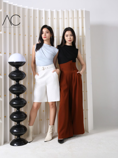 High Waist Long Pants DJ068