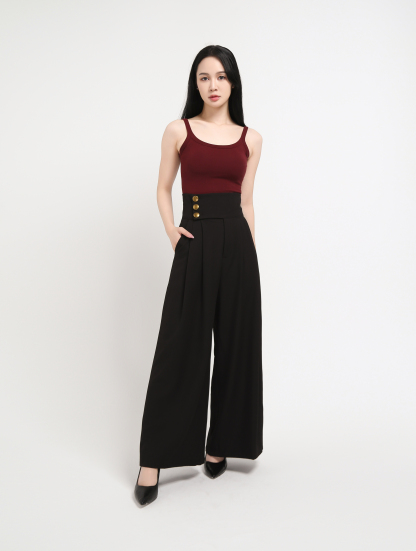 High Waist Long Pants 44627