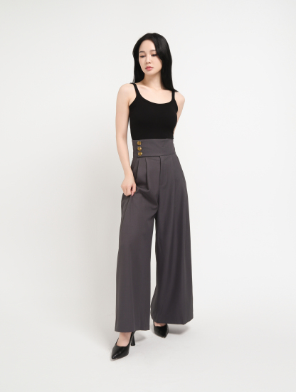 High Waist Long Pants 44627