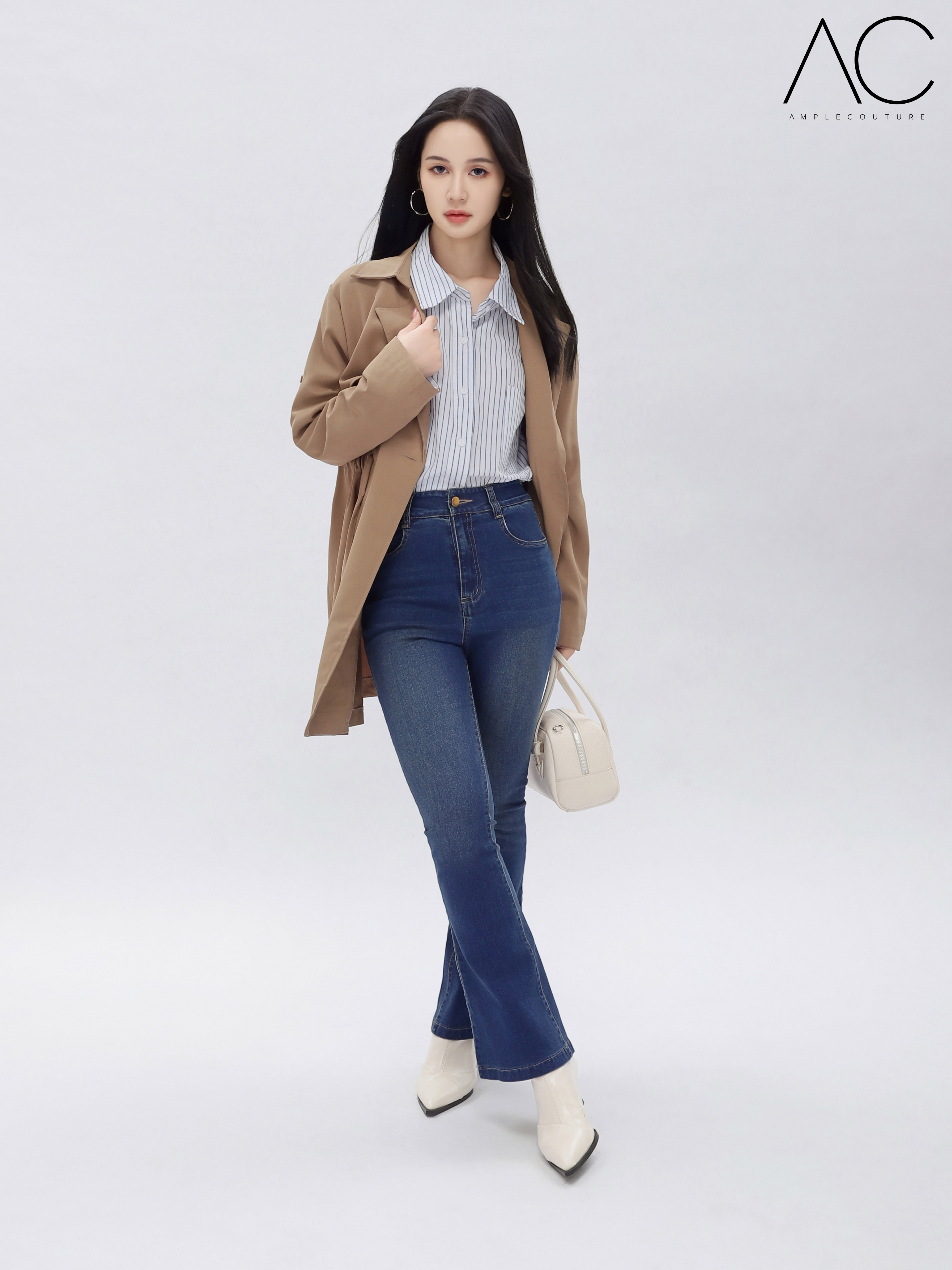 Denim Long Pants 44520