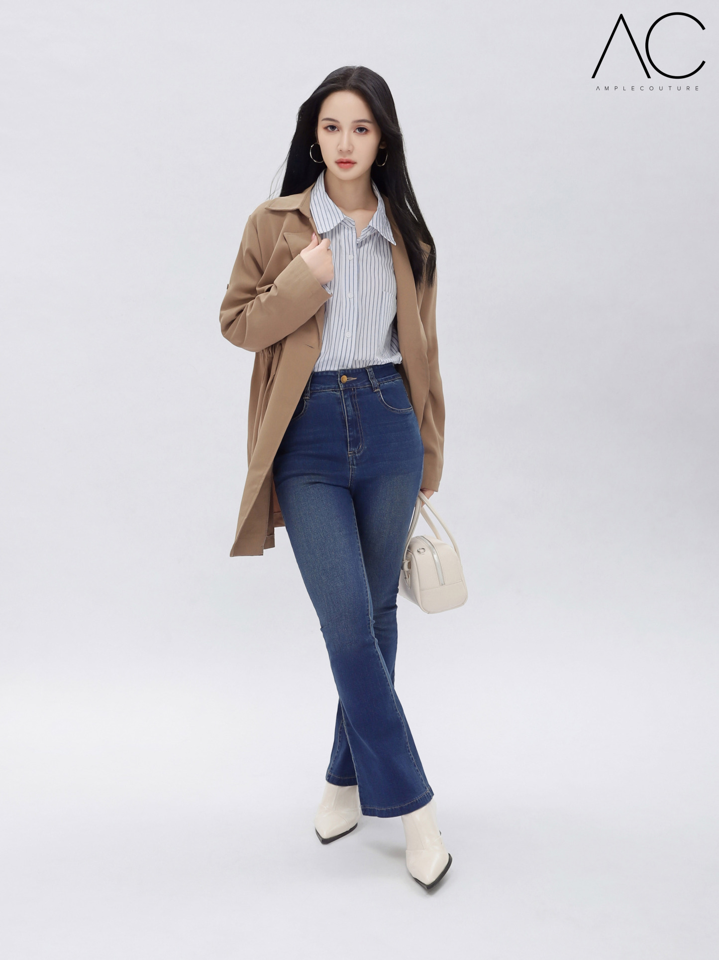Denim Long Pants 44520