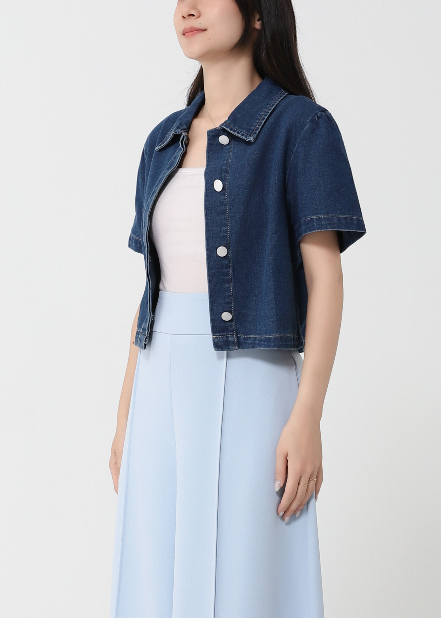 High Waist Wide Leg Long Pants 45464