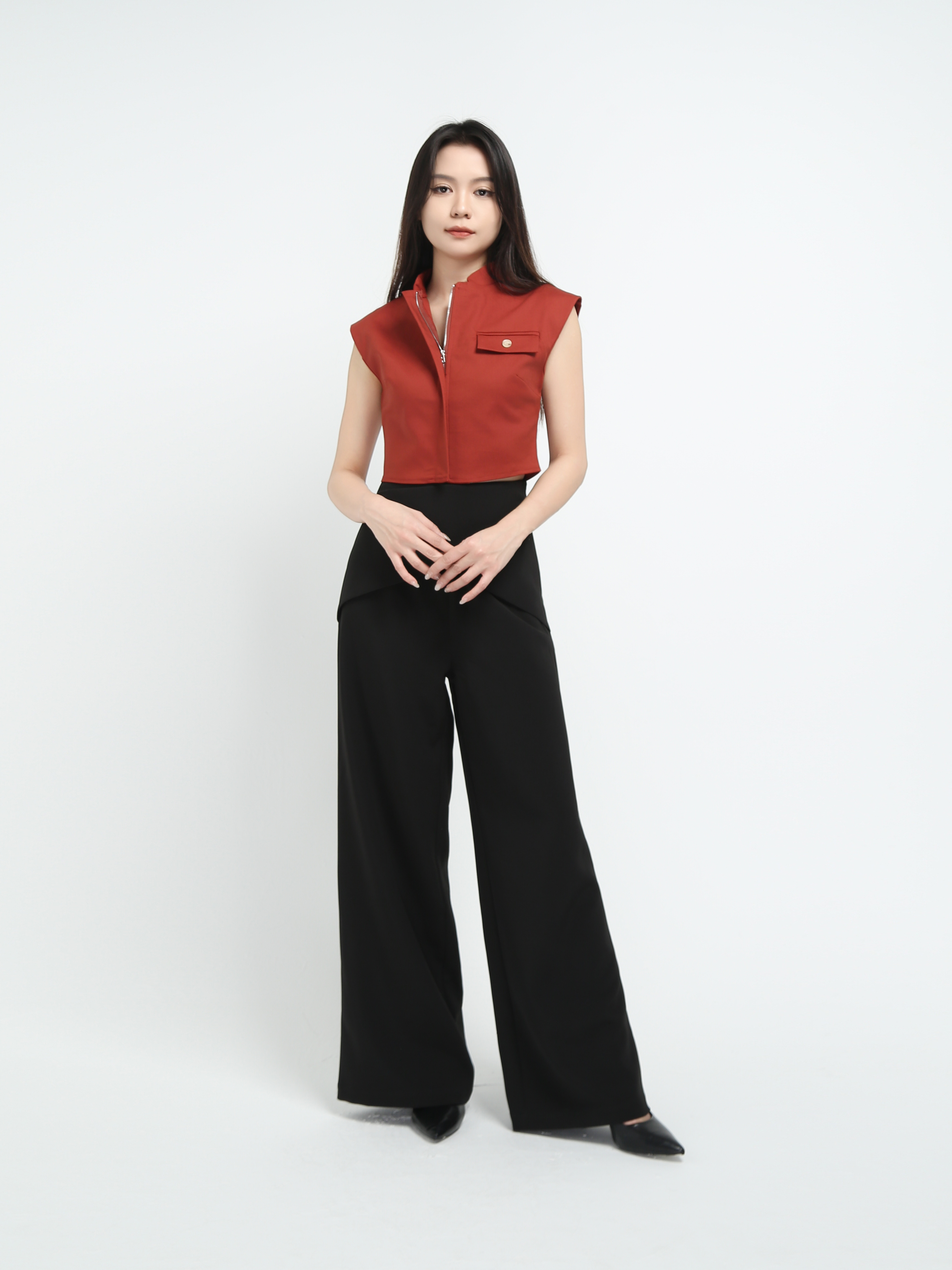 Front Zip Top 45047