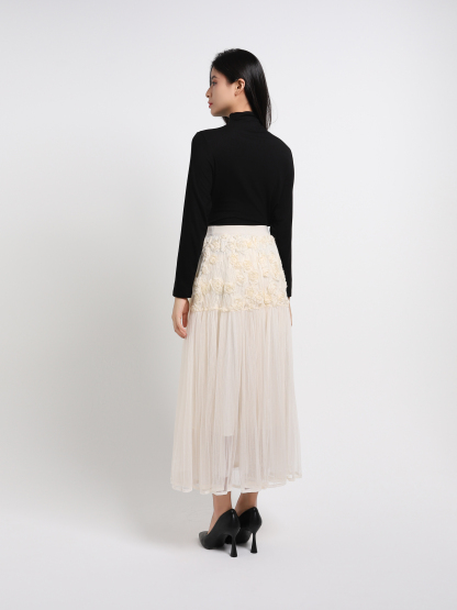 High Waist Net Skirt 45100