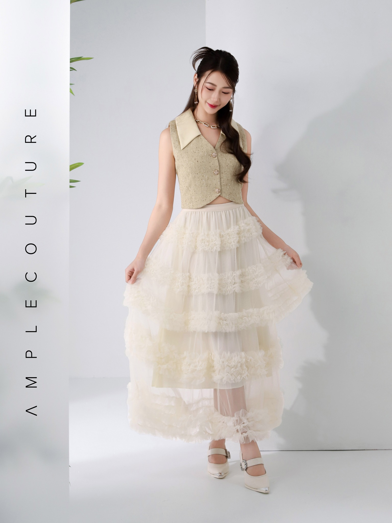 Lace Net Skirt 45250