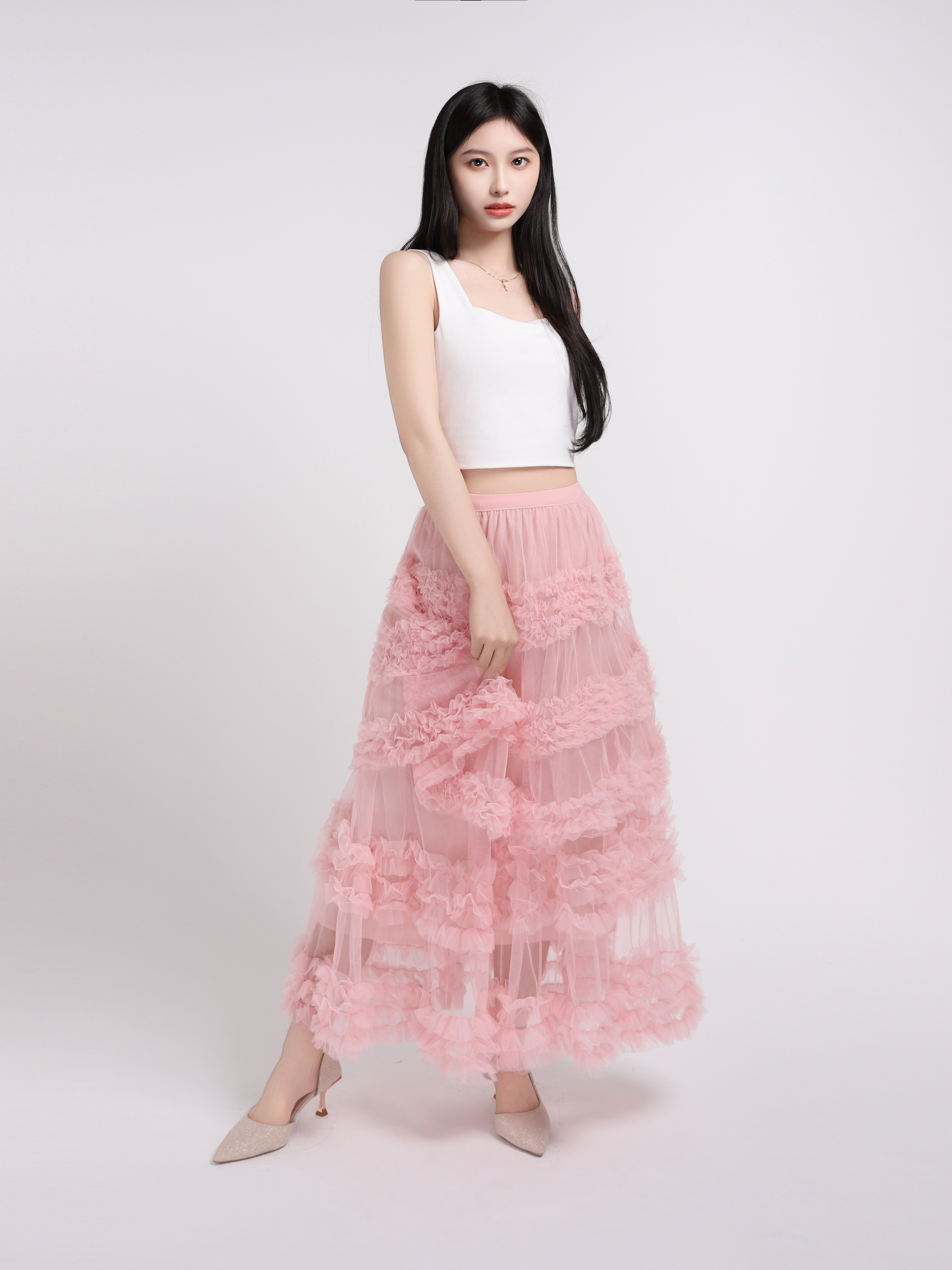 Lace Net Skirt 45250