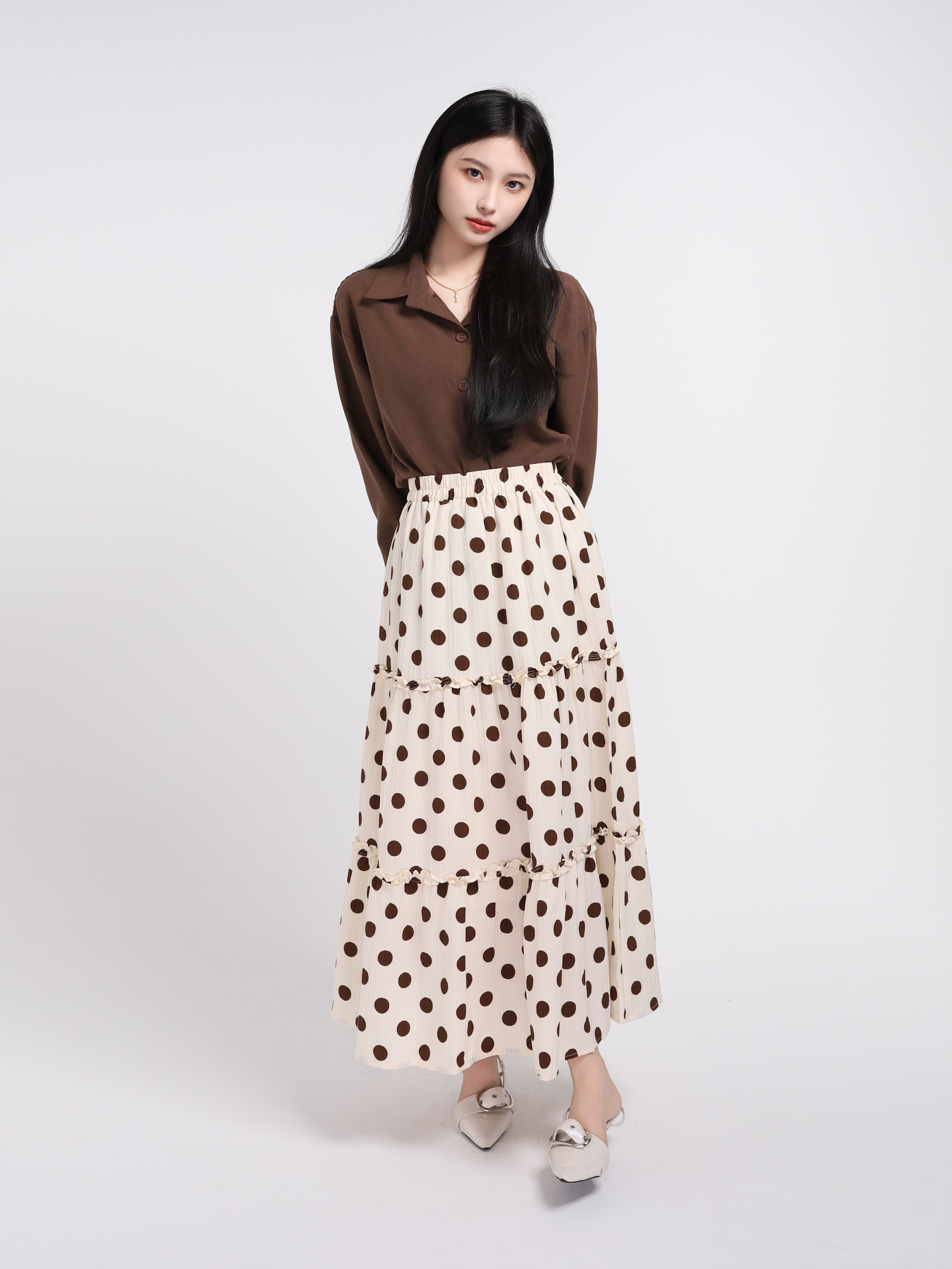 Formal Wear With Belt Blouse 45297