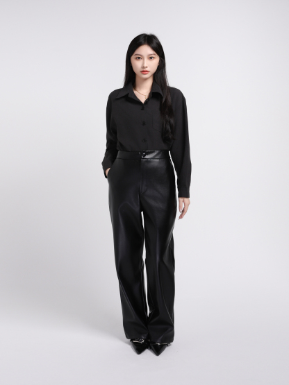 Formal Wear With Belt Blouse 45297