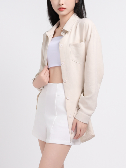 Formal Wear With Belt Blouse 45297