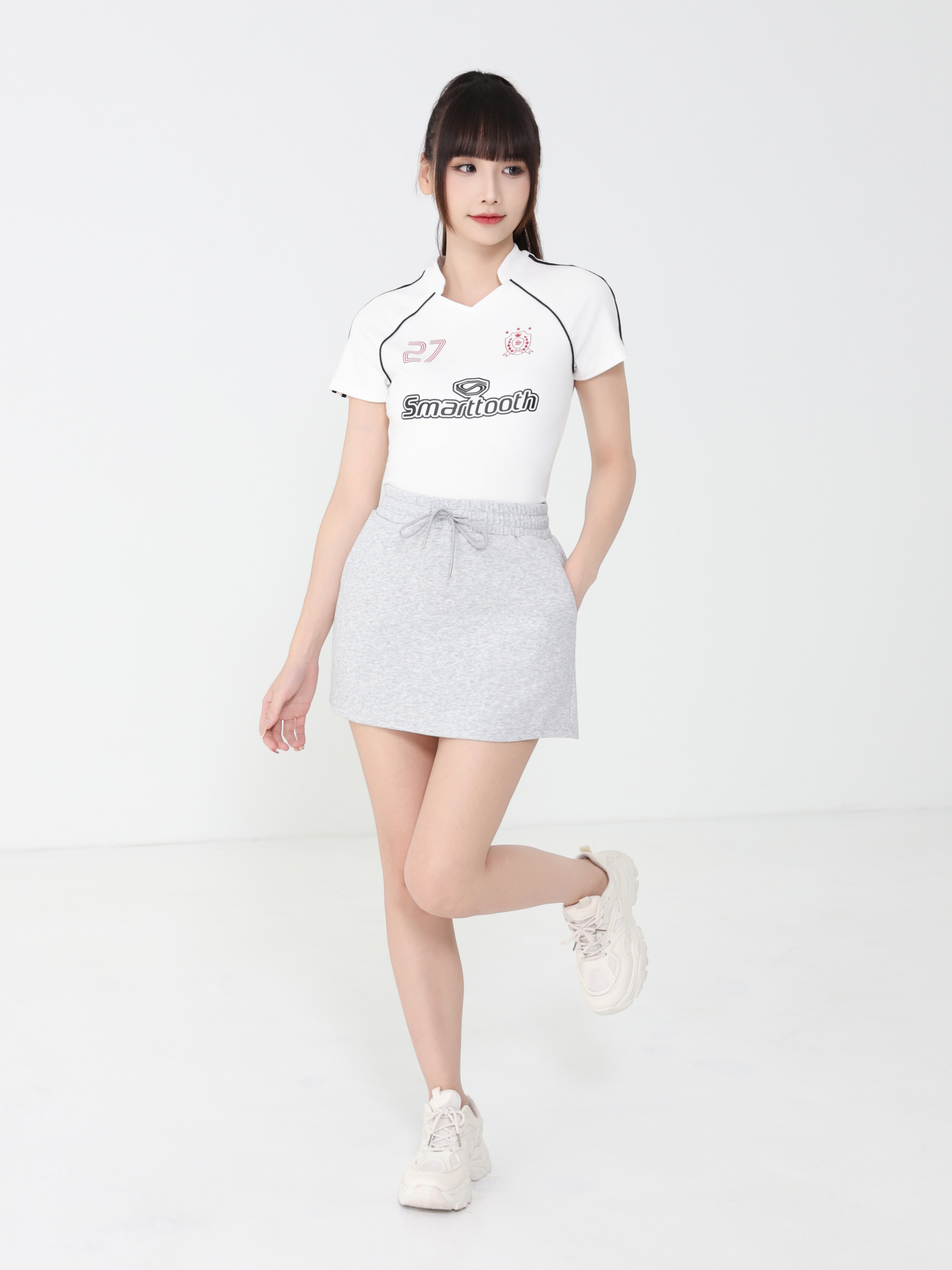 Side Pocket Skirt Pants 45724